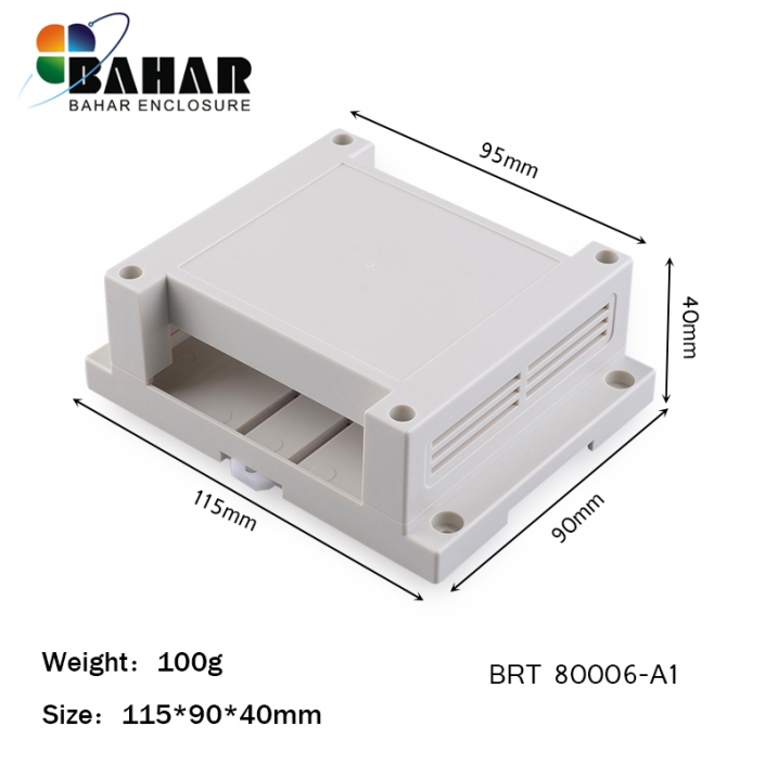BRT 80006 (Industrial Control Enclosure, Fire-Resistant Plastic Housing (POM/PC945), Junction/Control Box)