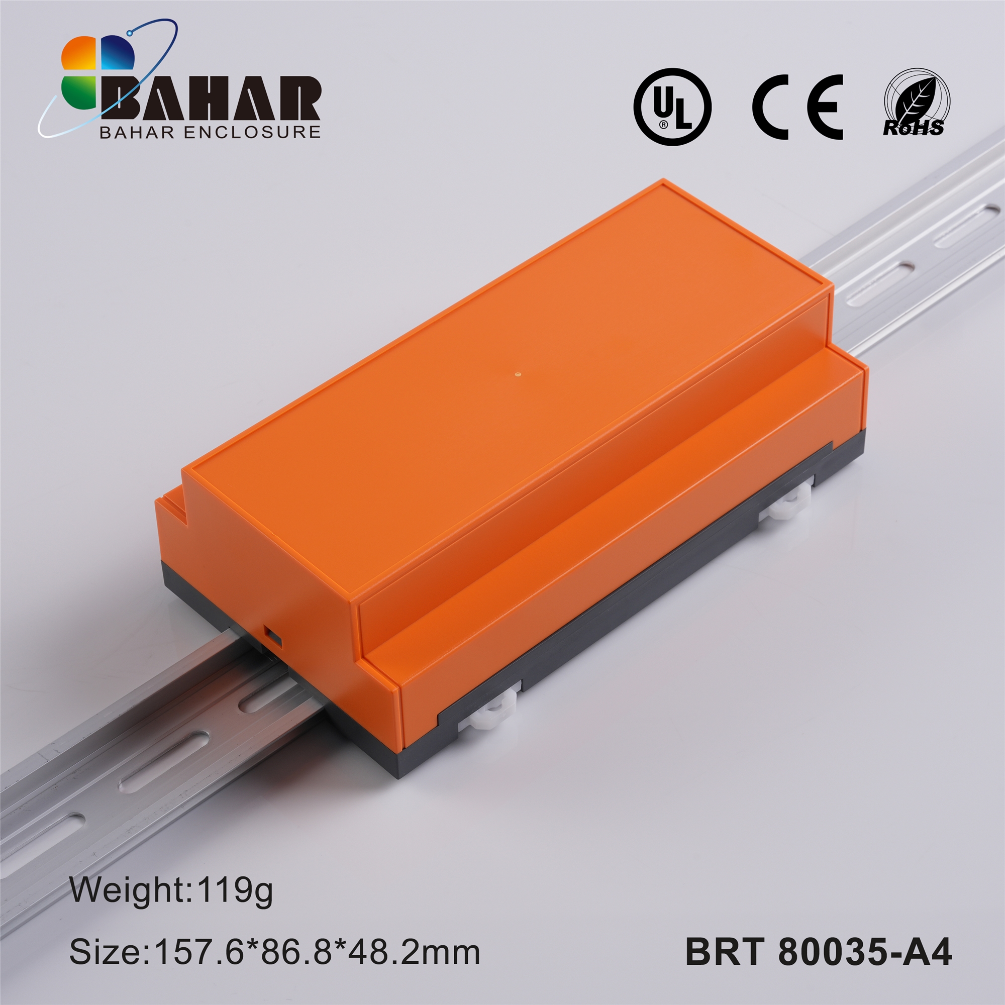 BRT 80035 (Industrial Control Enclosure, Fire-Resistant Plastic Housing (POM/PC945), Junction/Control Box)
