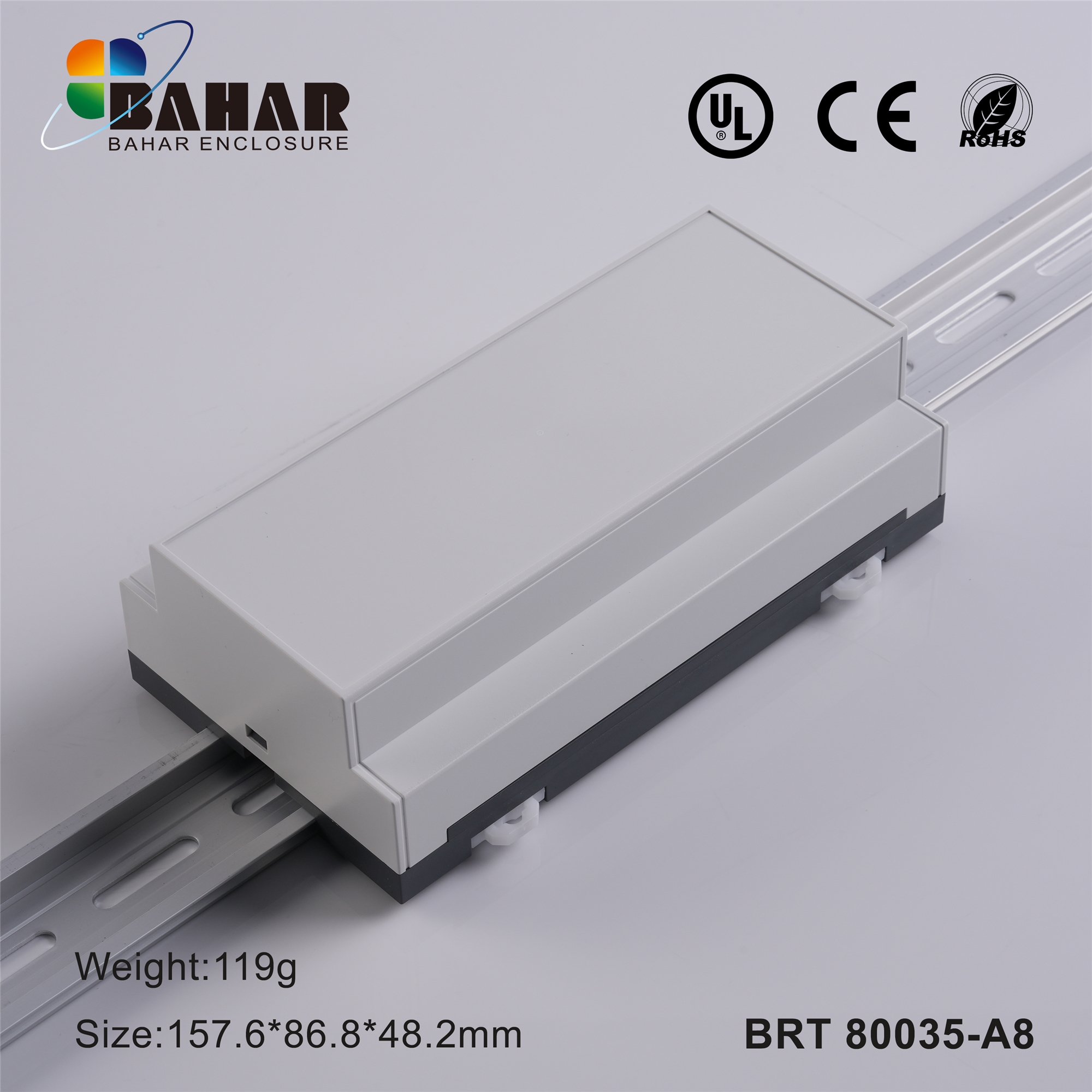 BRT 80035 (Industrial Control Enclosure, Fire-Resistant Plastic Housing (POM/PC945), Junction/Control Box)