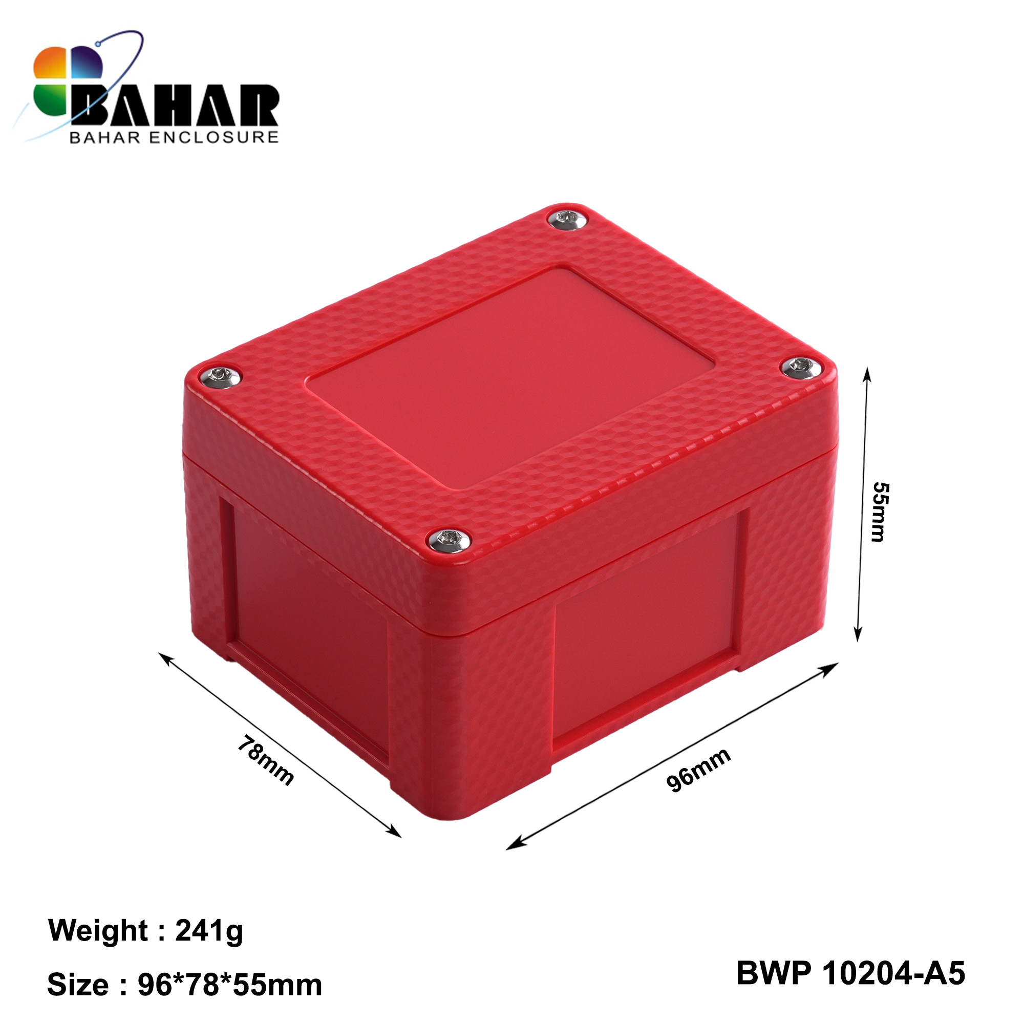 BWP 10204-A (IP68 Waterproof ABS Enclosure, Dustproof Junction Box, Outdoor Electronic Housing)