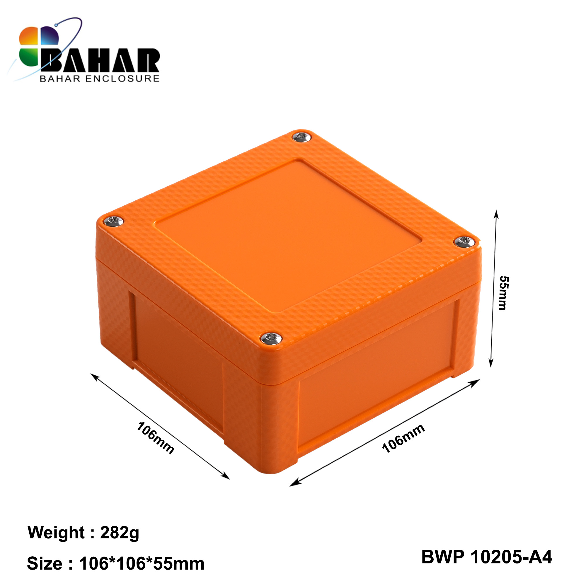 BWP 10205-A (IP68 Waterproof ABS Enclosure, Dustproof Junction Box, Outdoor Electronic Housing)