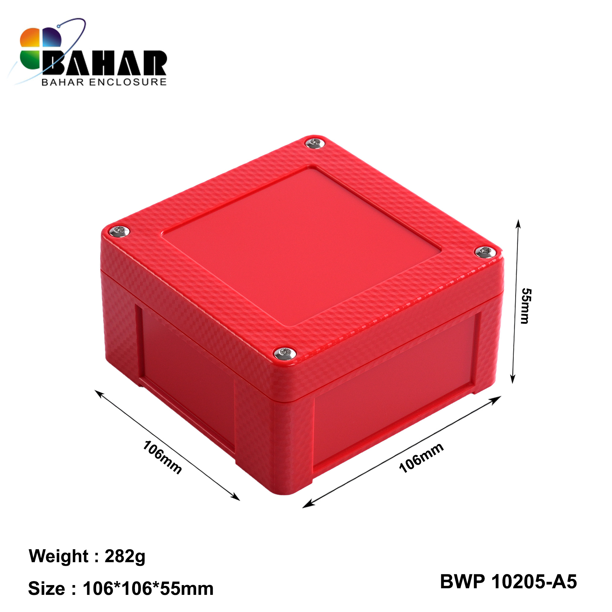 BWP 10205-A (IP68 Waterproof ABS Enclosure, Dustproof Junction Box, Outdoor Electronic Housing)