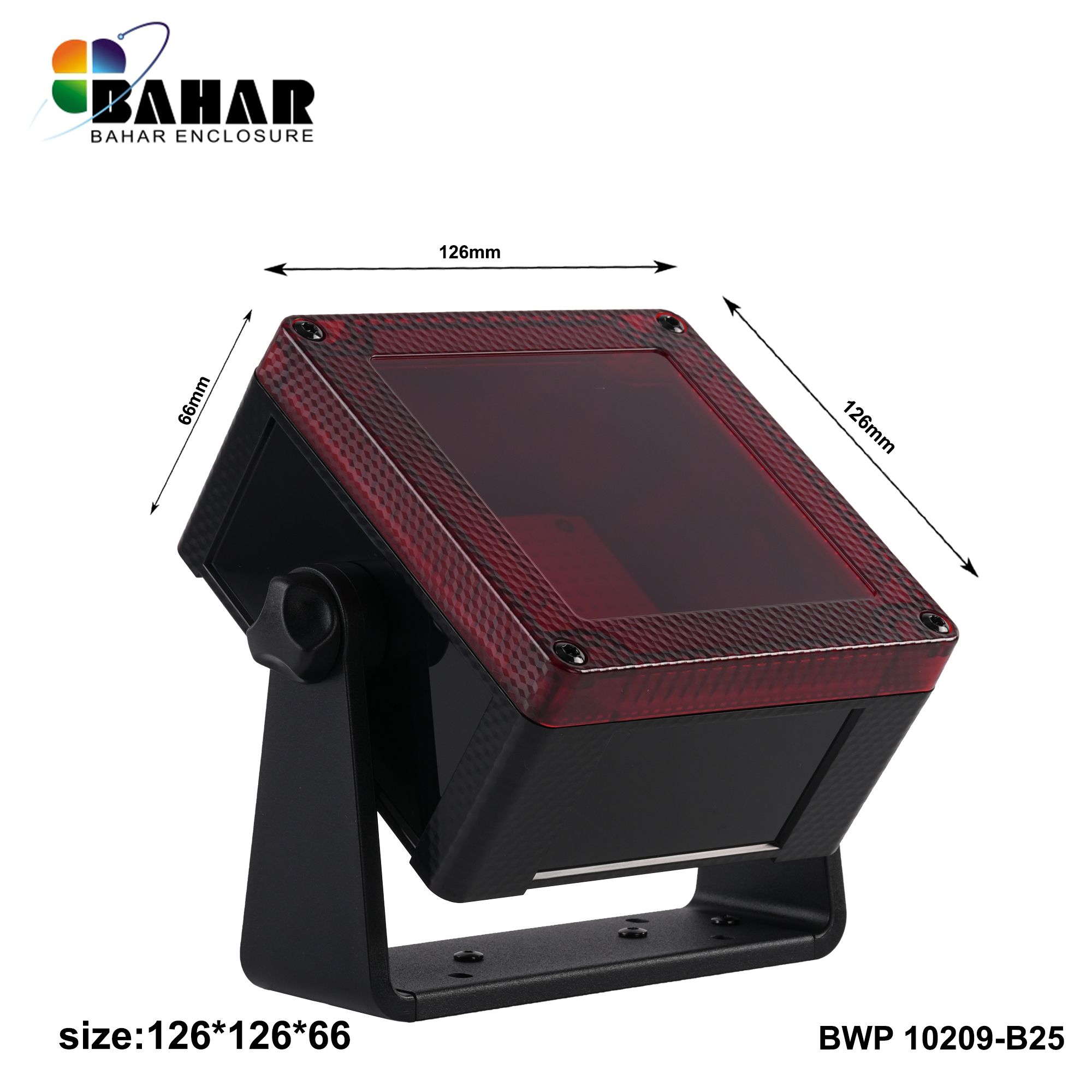 BWP 10212-B (IP68 Waterproof ABS Enclosure, Dustproof Junction Box, Outdoor Electronic Housing)