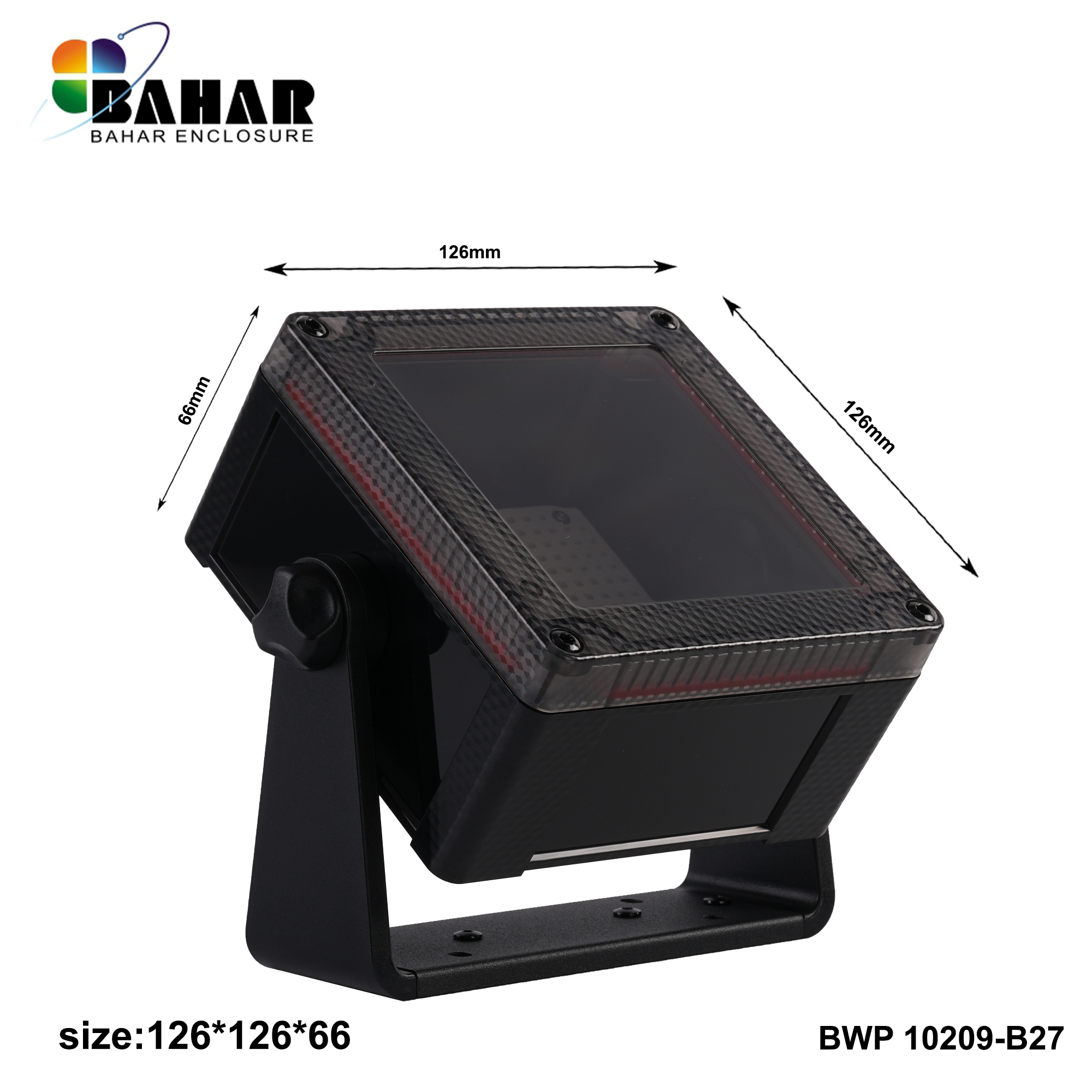 BWP 10212-B (IP68 Waterproof ABS Enclosure, Dustproof Junction Box, Outdoor Electronic Housing)