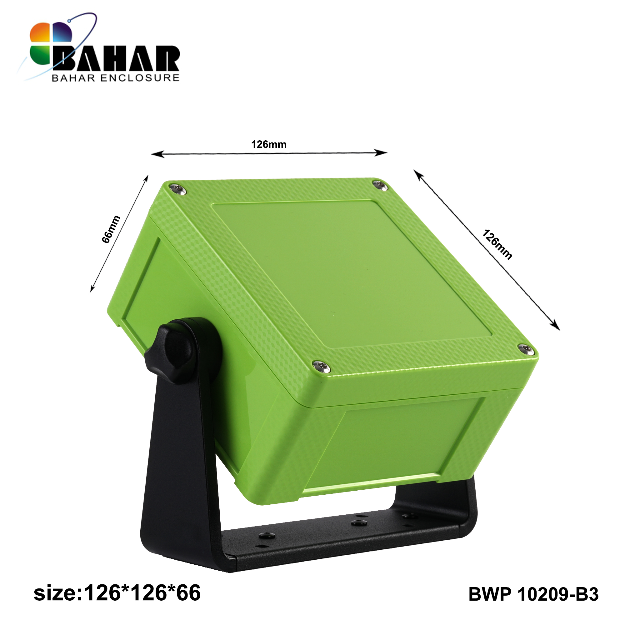 BWP 10212-B (IP68 Waterproof ABS Enclosure, Dustproof Junction Box, Outdoor Electronic Housing)