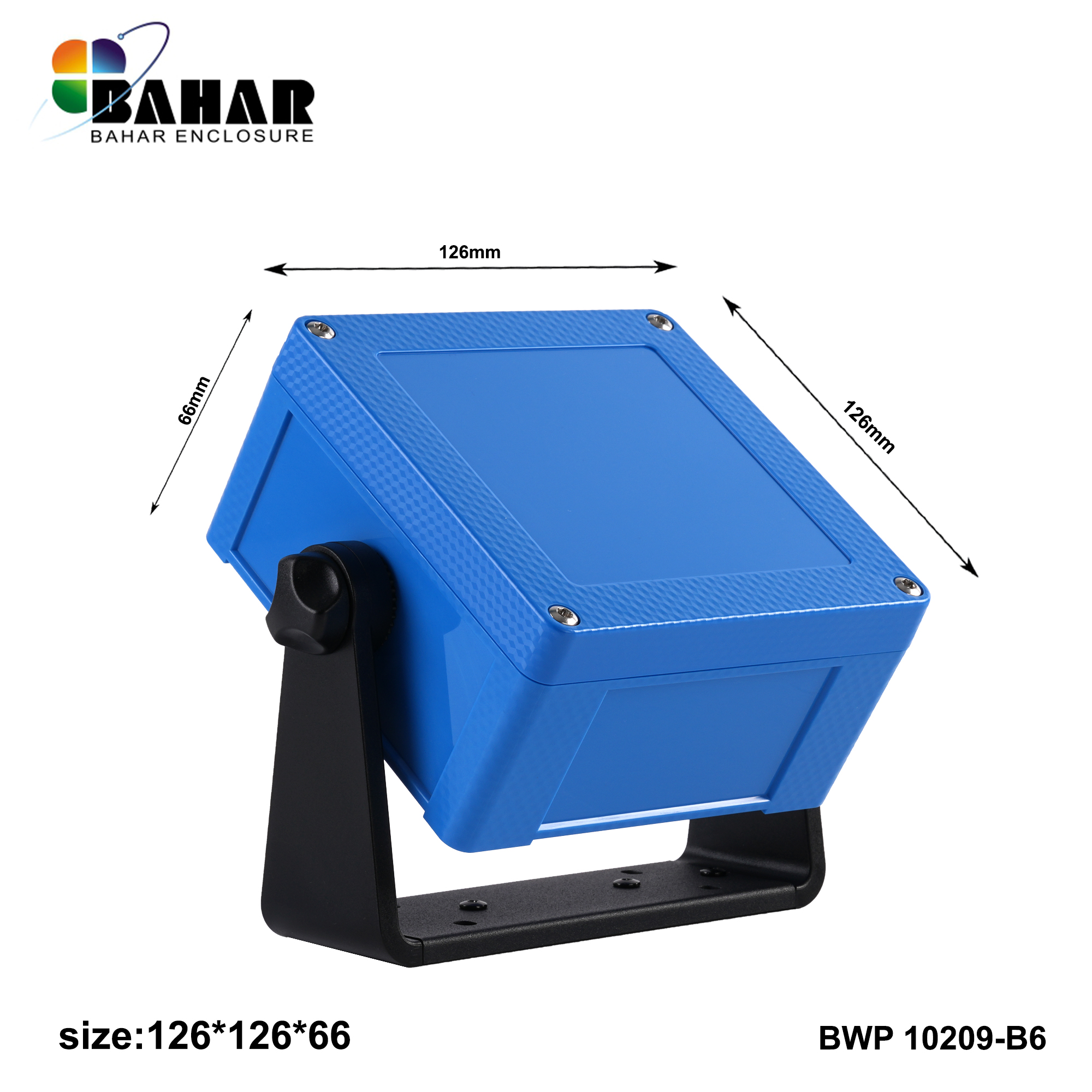 BWP 10212-B (IP68 Waterproof ABS Enclosure, Dustproof Junction Box, Outdoor Electronic Housing)