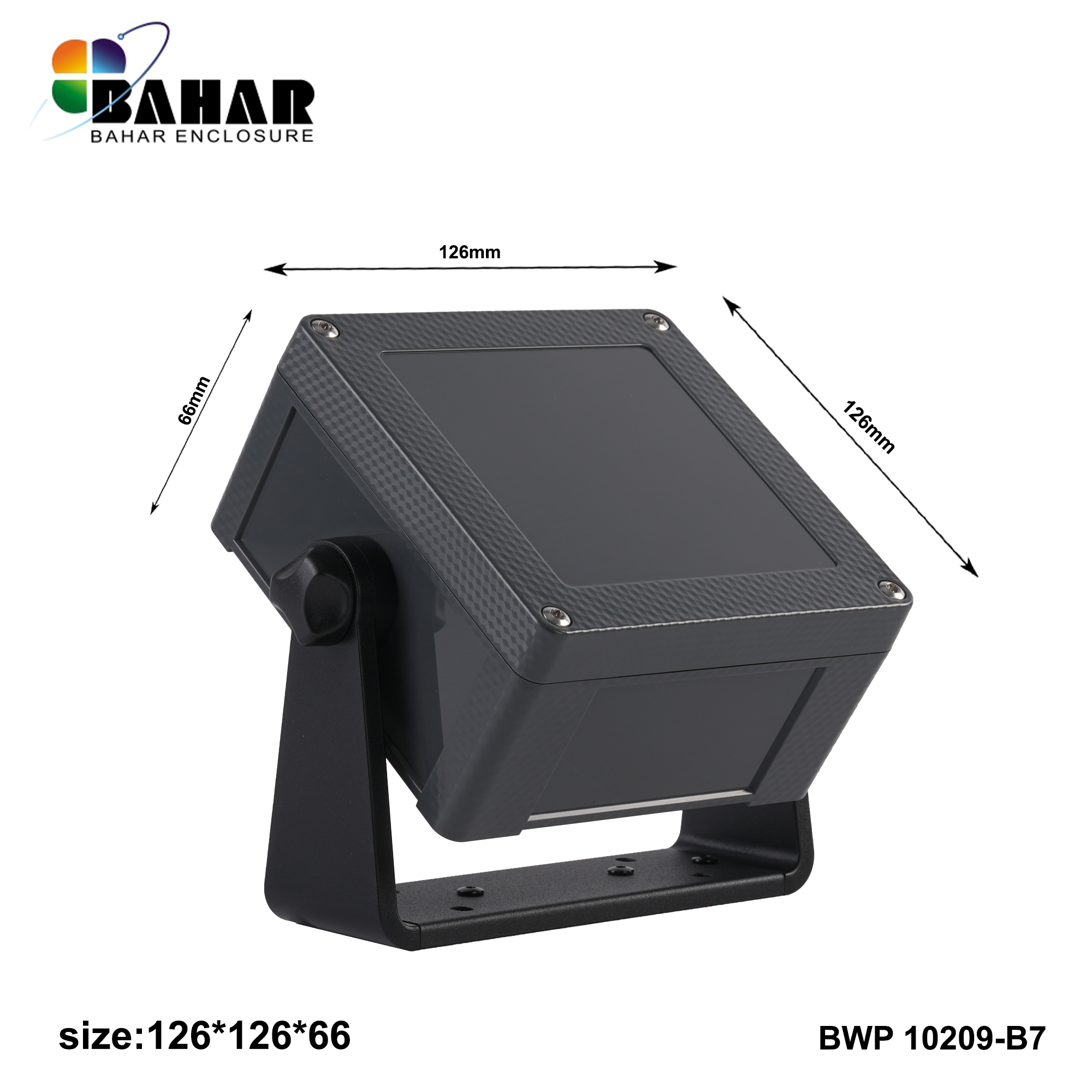 BWP 10212-B (IP68 Waterproof ABS Enclosure, Dustproof Junction Box, Outdoor Electronic Housing)