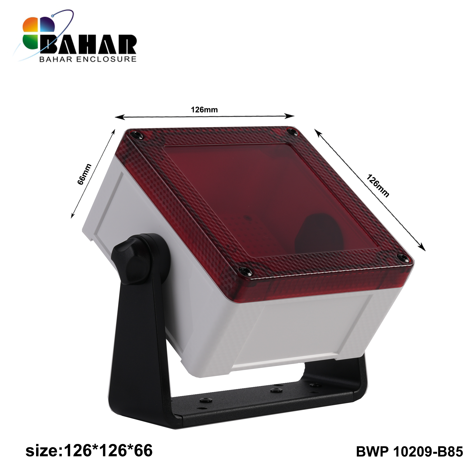 BWP 10212-B (IP68 Waterproof ABS Enclosure, Dustproof Junction Box, Outdoor Electronic Housing)
