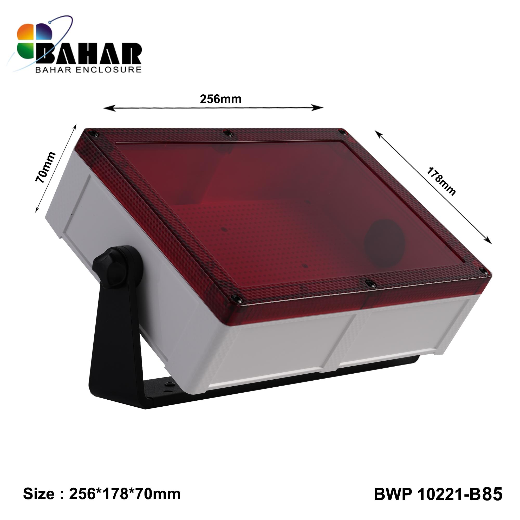 BWP 10221-B (IP68 Waterproof ABS Enclosure, Dustproof Junction Box, Outdoor Electronic Housing)
