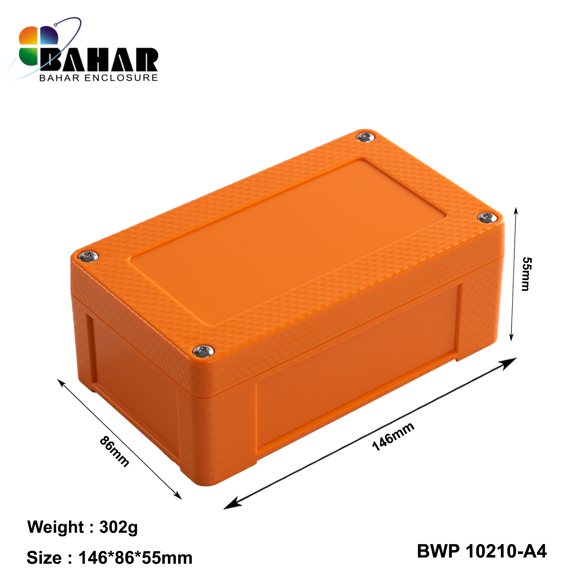BWP 10210-A (IP68 Waterproof ABS Enclosure, Dustproof Junction Box, Outdoor Electronic Housing)