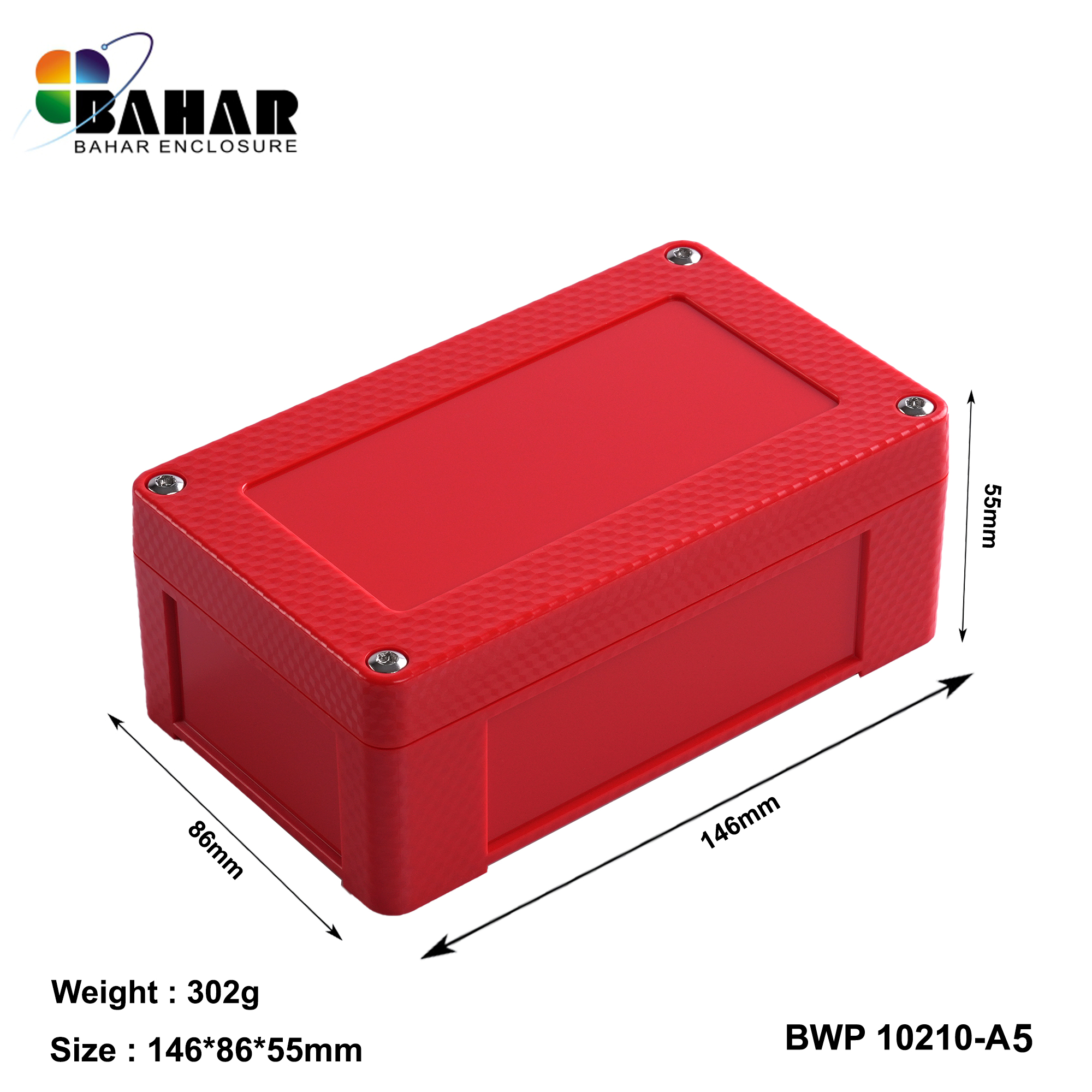 BWP 10210-A (IP68 Waterproof ABS Enclosure, Dustproof Junction Box, Outdoor Electronic Housing)