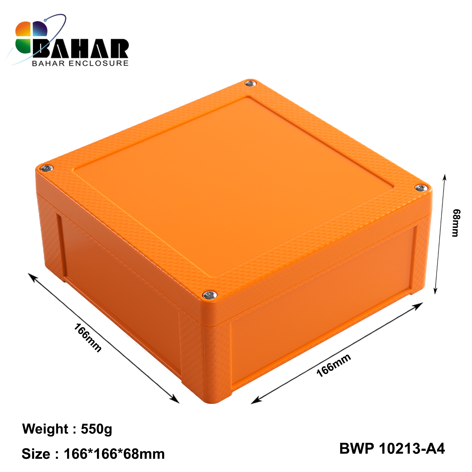 BWP 10213-A (IP68 Waterproof ABS Enclosure, Dustproof Junction Box, Outdoor Electronic Housing)