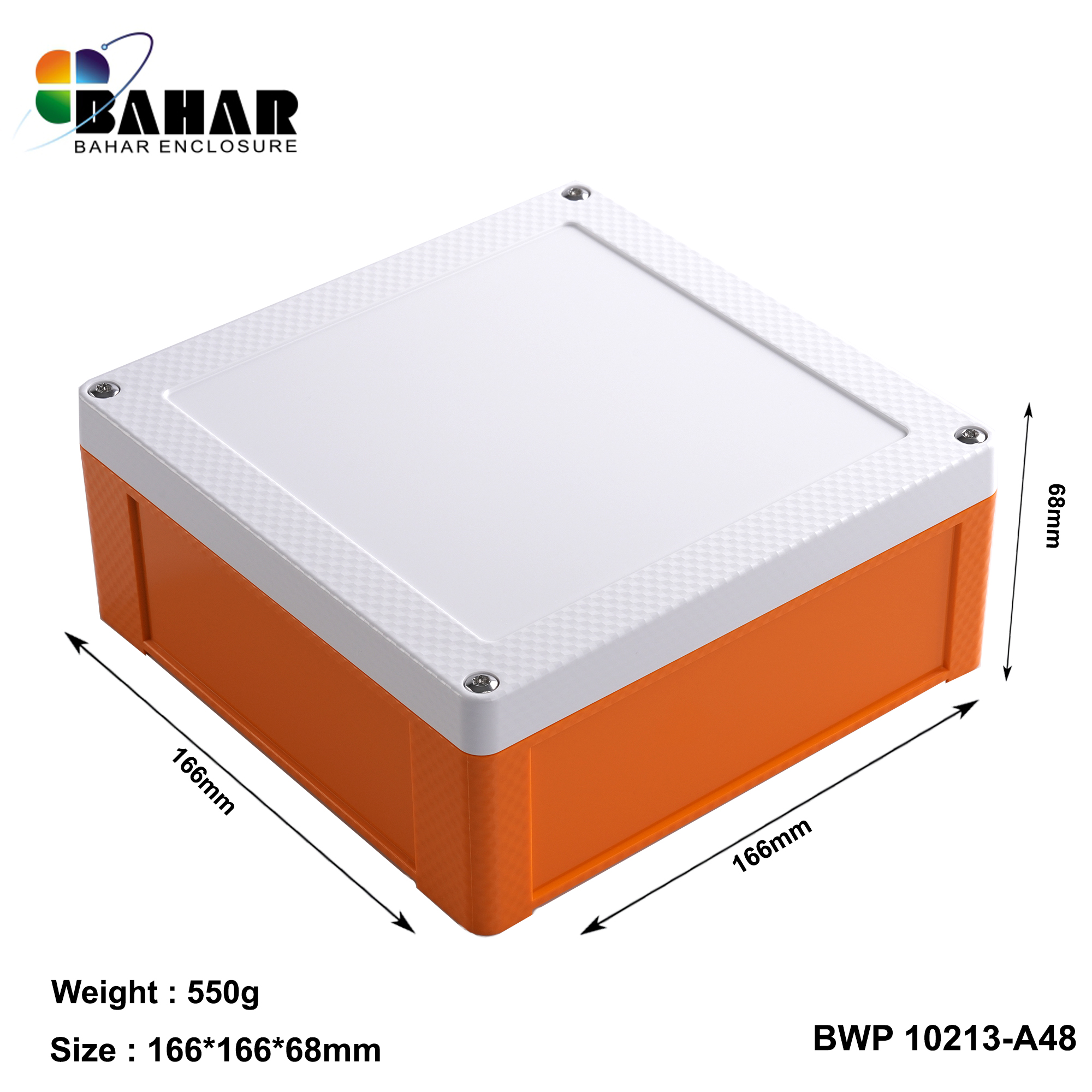 BWP 10213-A (IP68 Waterproof ABS Enclosure, Dustproof Junction Box, Outdoor Electronic Housing)