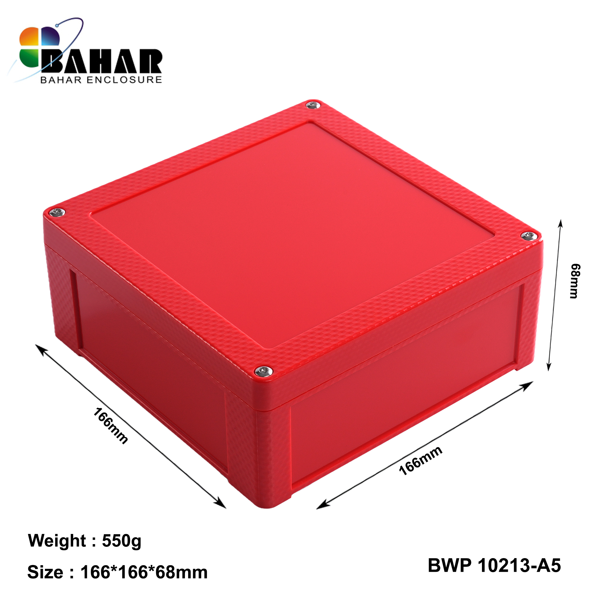 BWP 10213-A (IP68 Waterproof ABS Enclosure, Dustproof Junction Box, Outdoor Electronic Housing)