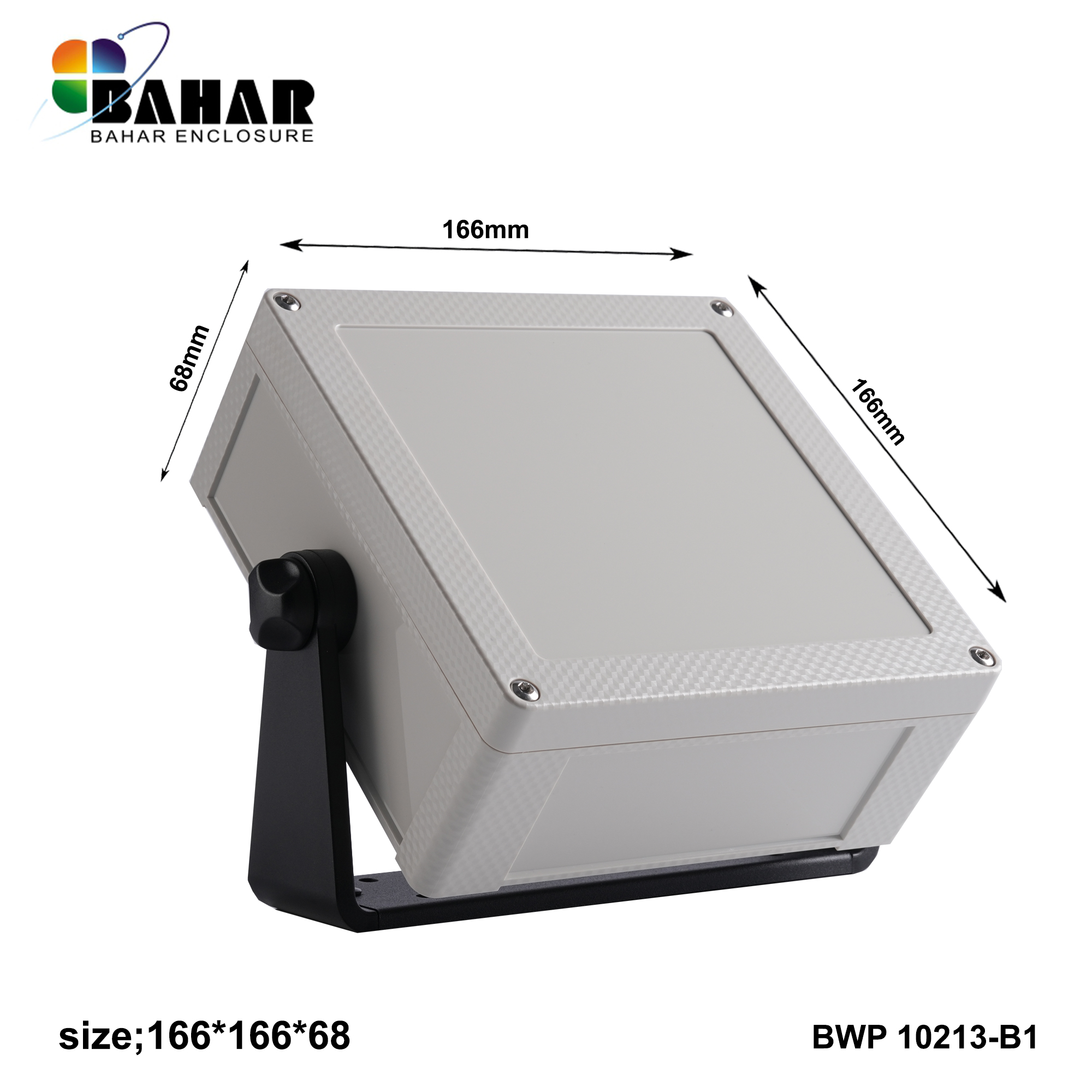 BWP 10213-B (IP68 Waterproof ABS Enclosure, Dustproof Junction Box, Outdoor Electronic Housing)