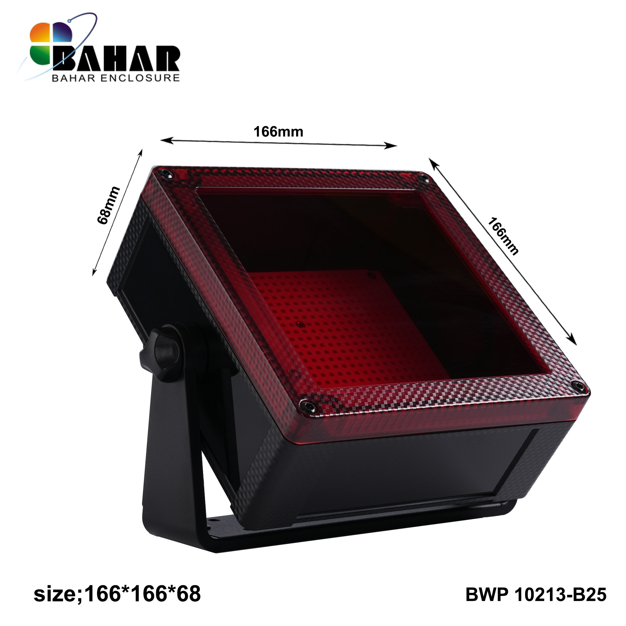 BWP 10213-B (IP68 Waterproof ABS Enclosure, Dustproof Junction Box, Outdoor Electronic Housing)