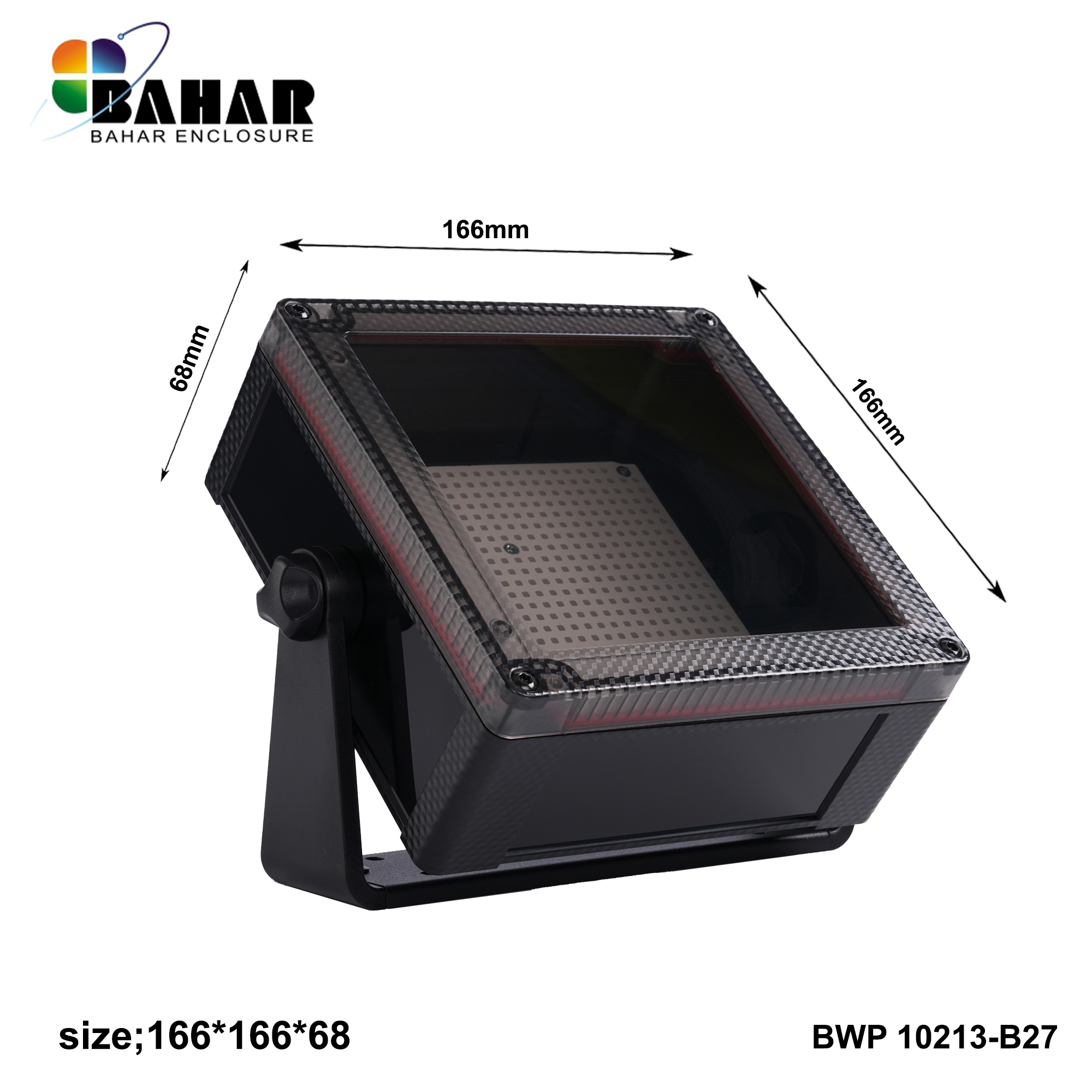 BWP 10213-B (IP68 Waterproof ABS Enclosure, Dustproof Junction Box, Outdoor Electronic Housing)