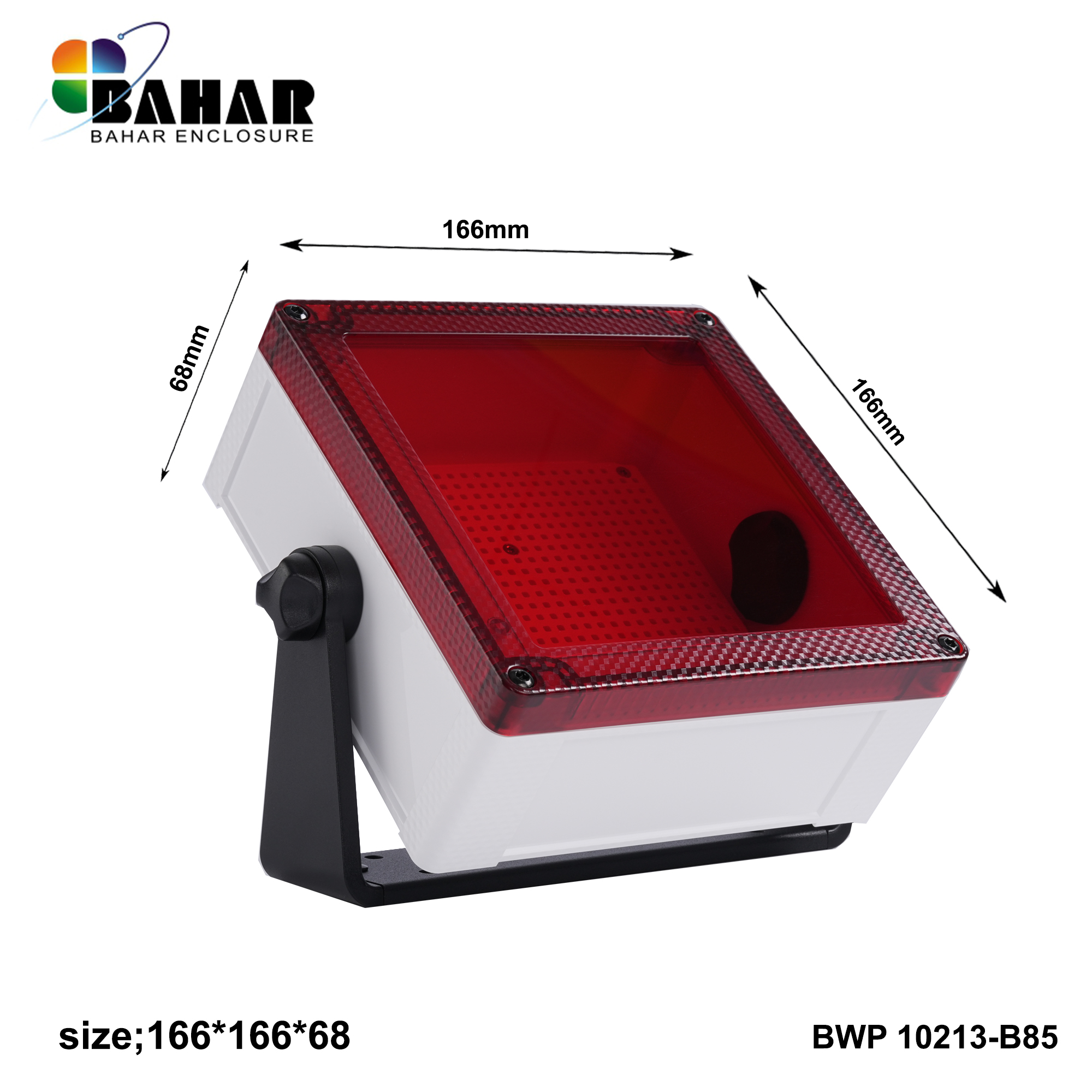 BWP 10213-B (IP68 Waterproof ABS Enclosure, Dustproof Junction Box, Outdoor Electronic Housing)