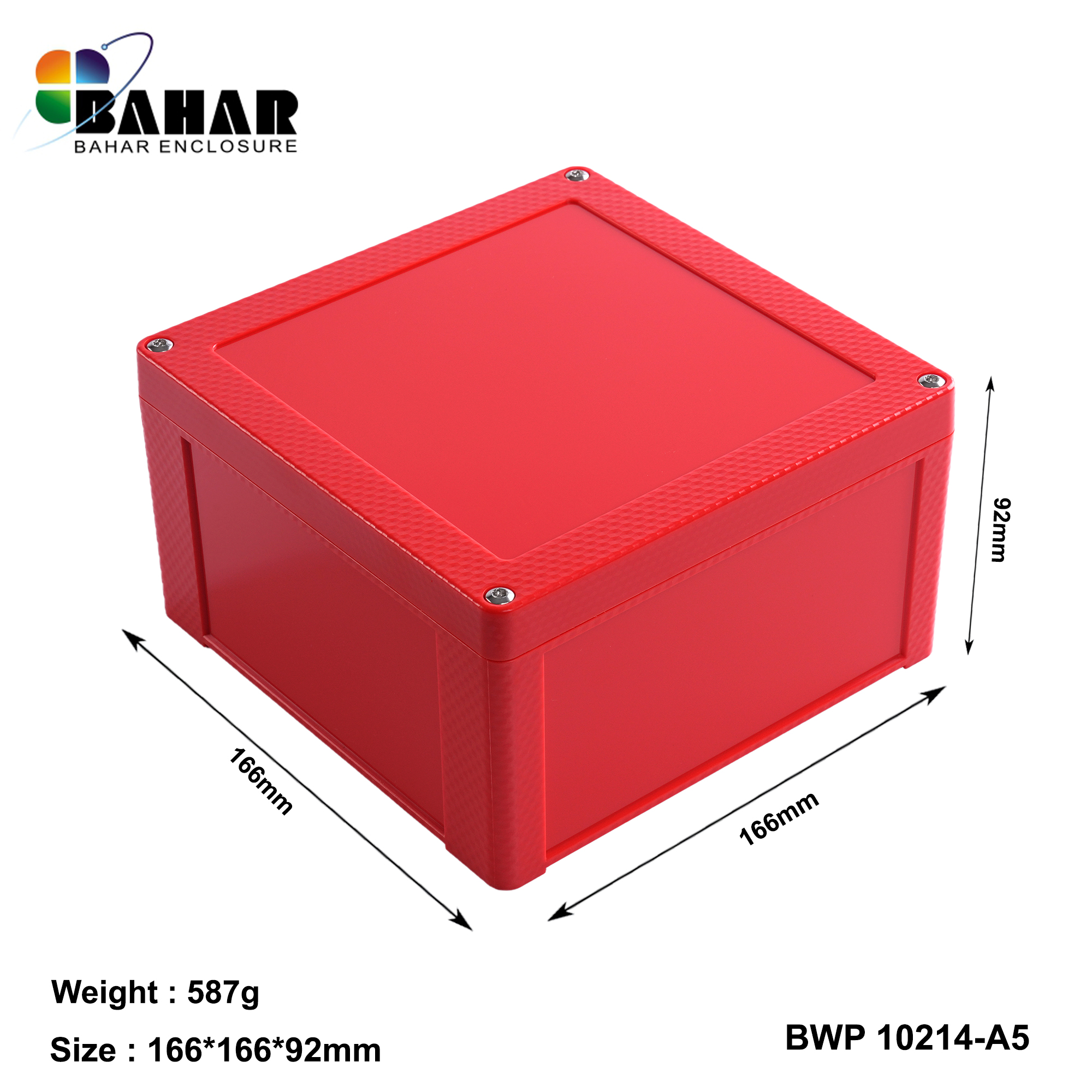 BWP 10214-A (IP68 Waterproof ABS Enclosure, Dustproof Junction Box, Outdoor Electronic Housing)