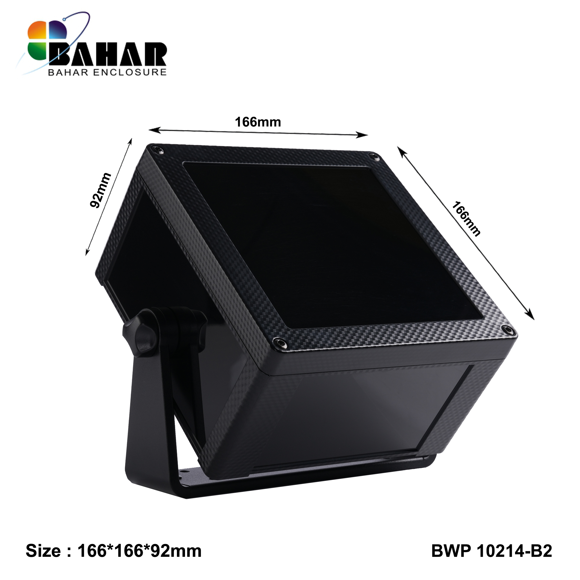 BWP 10214-B (IP68 Waterproof ABS Enclosure, Dustproof Junction Box, Outdoor Electronic Housing)