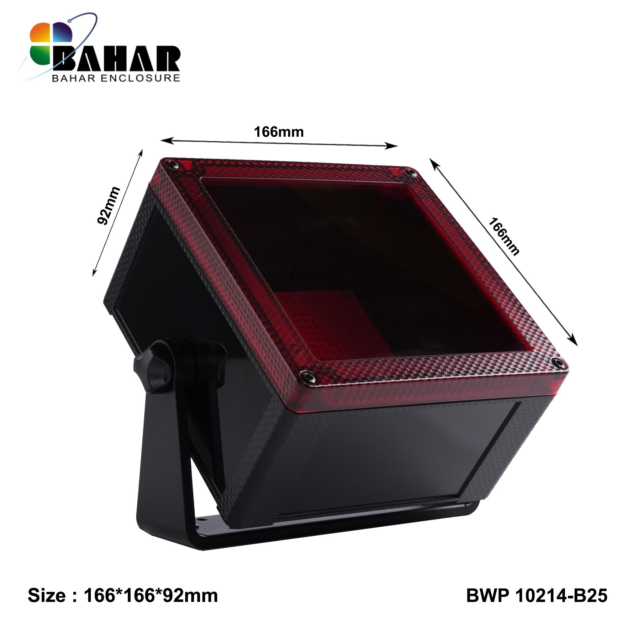 BWP 10214-B (IP68 Waterproof ABS Enclosure, Dustproof Junction Box, Outdoor Electronic Housing)