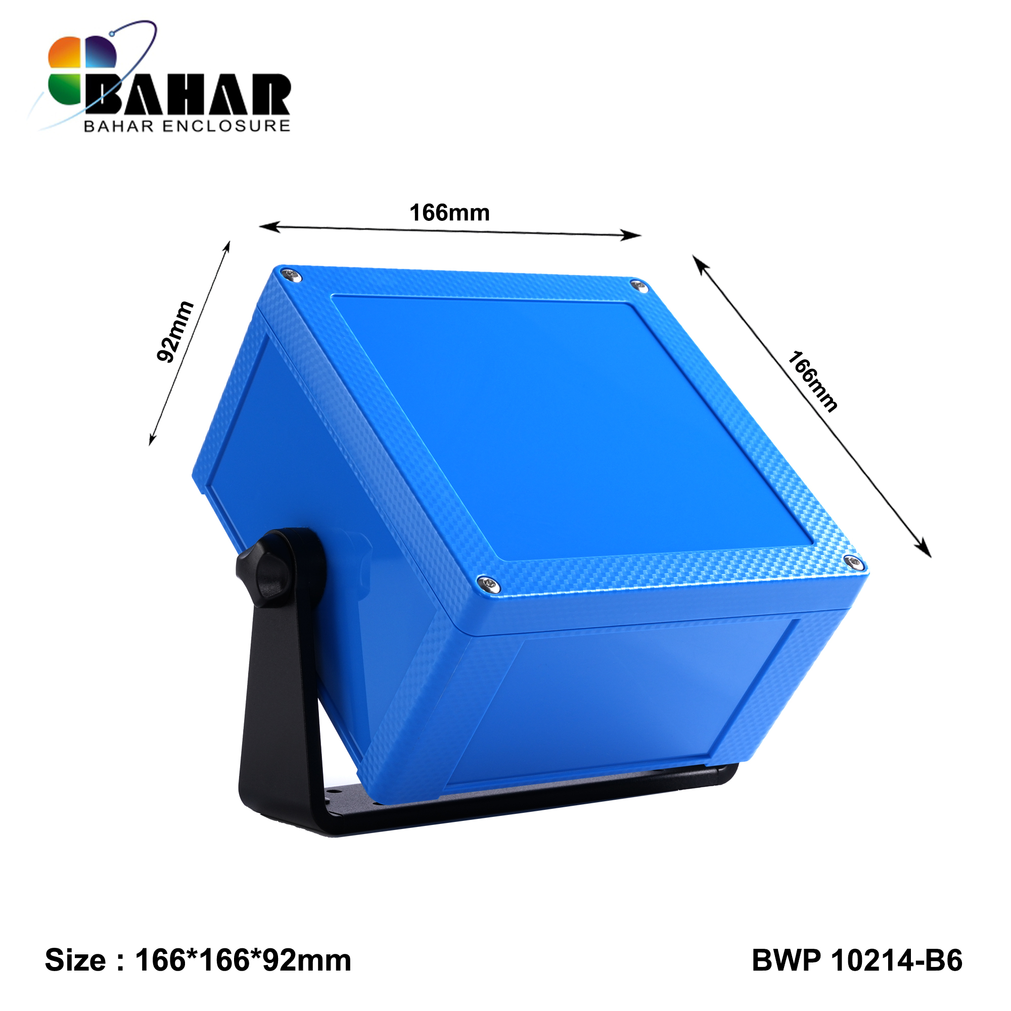 BWP 10214-B (IP68 Waterproof ABS Enclosure, Dustproof Junction Box, Outdoor Electronic Housing)