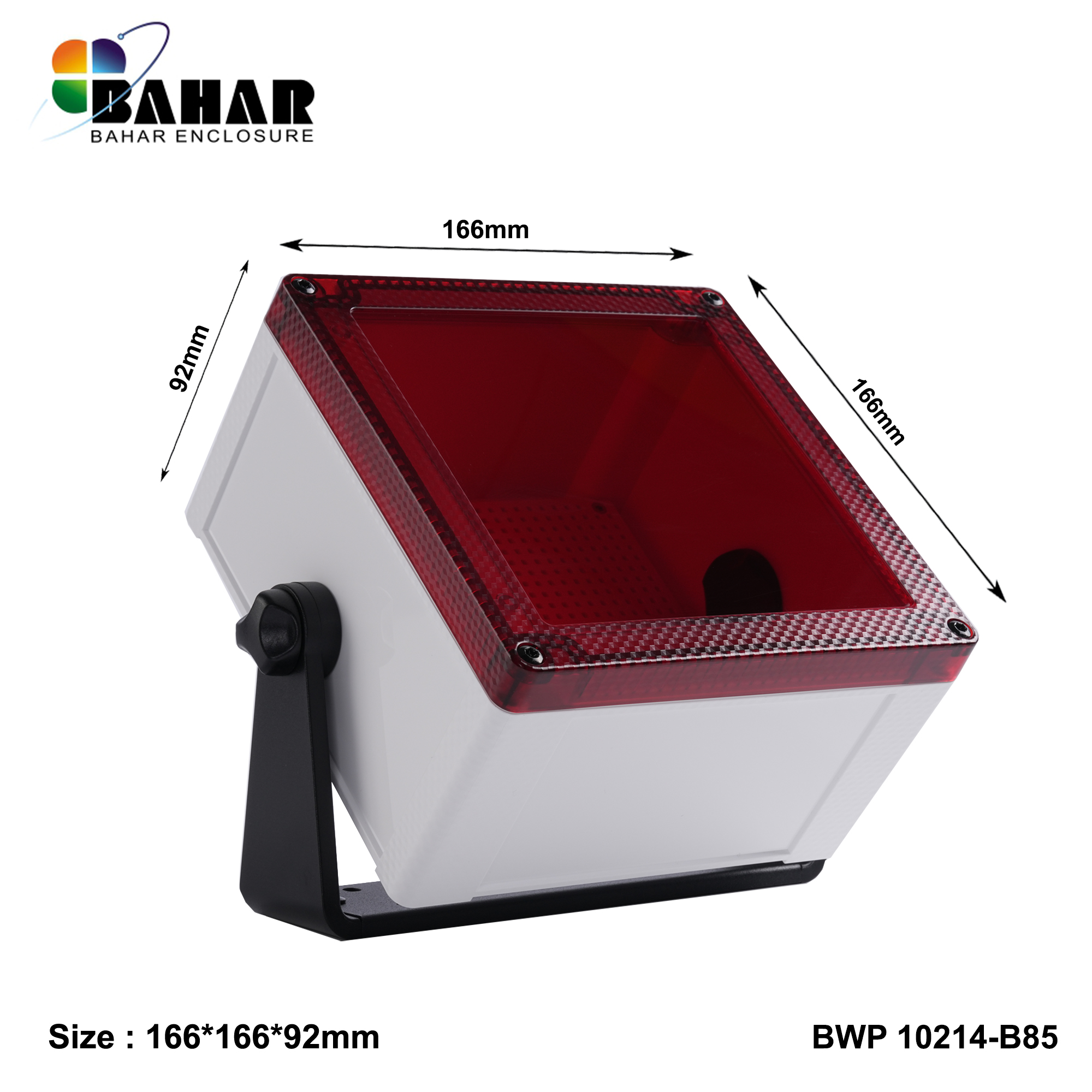 BWP 10214-B (IP68 Waterproof ABS Enclosure, Dustproof Junction Box, Outdoor Electronic Housing)