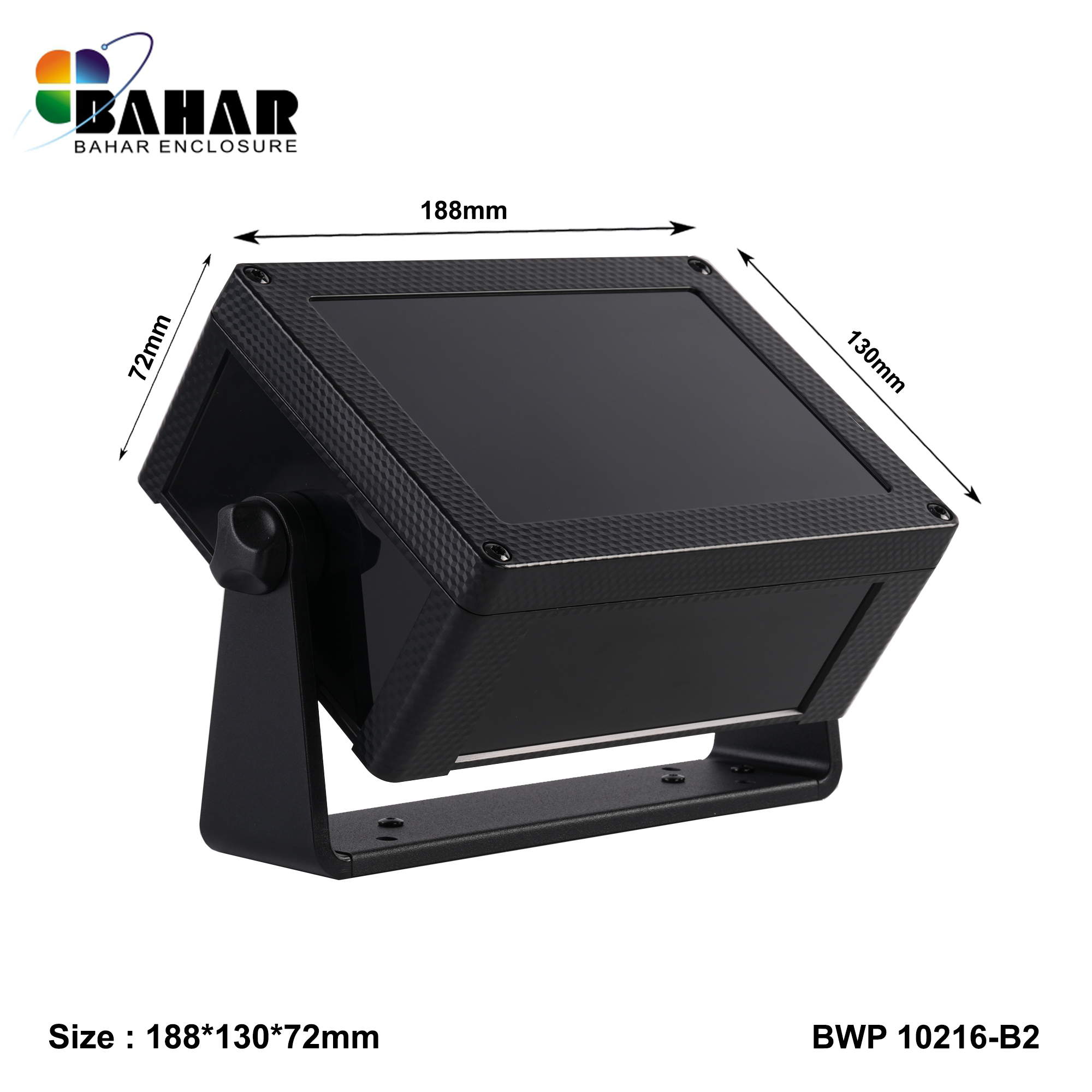 BWP 10216-B (IP68 Waterproof ABS Enclosure, Dustproof Junction Box, Outdoor Electronic Housing)