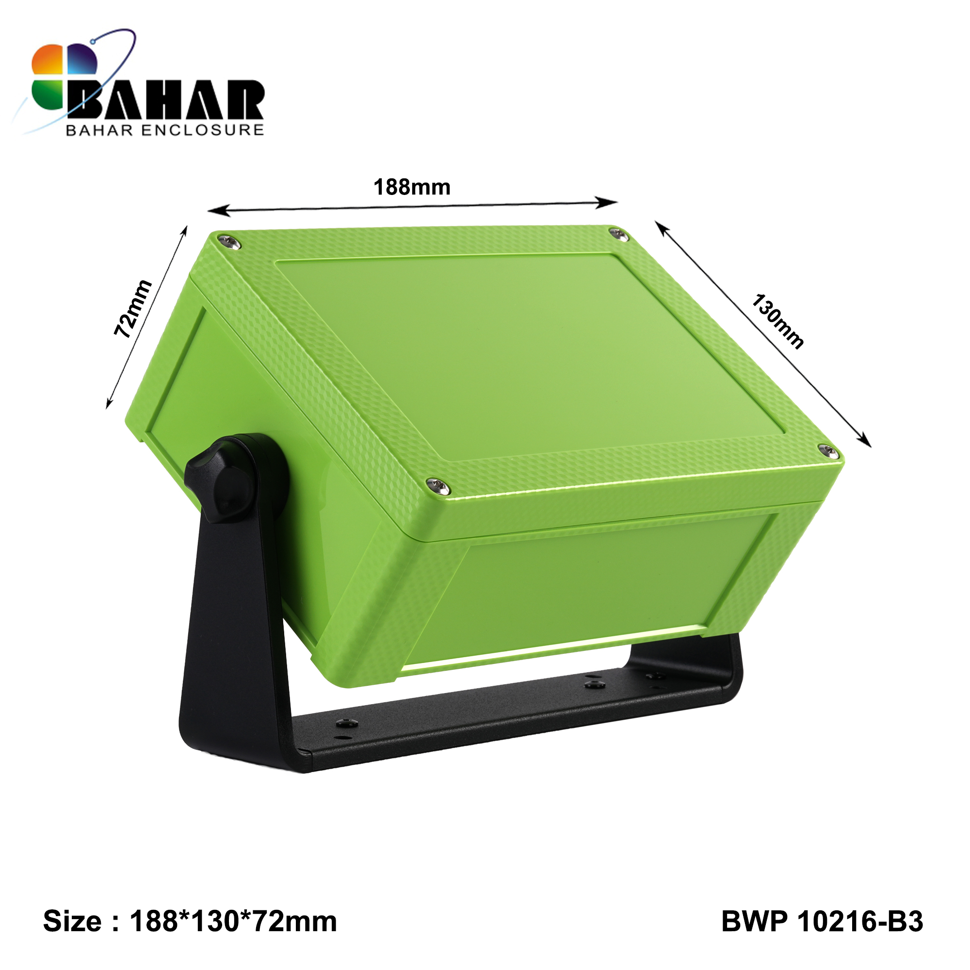 BWP 10216-B (IP68 Waterproof ABS Enclosure, Dustproof Junction Box, Outdoor Electronic Housing)