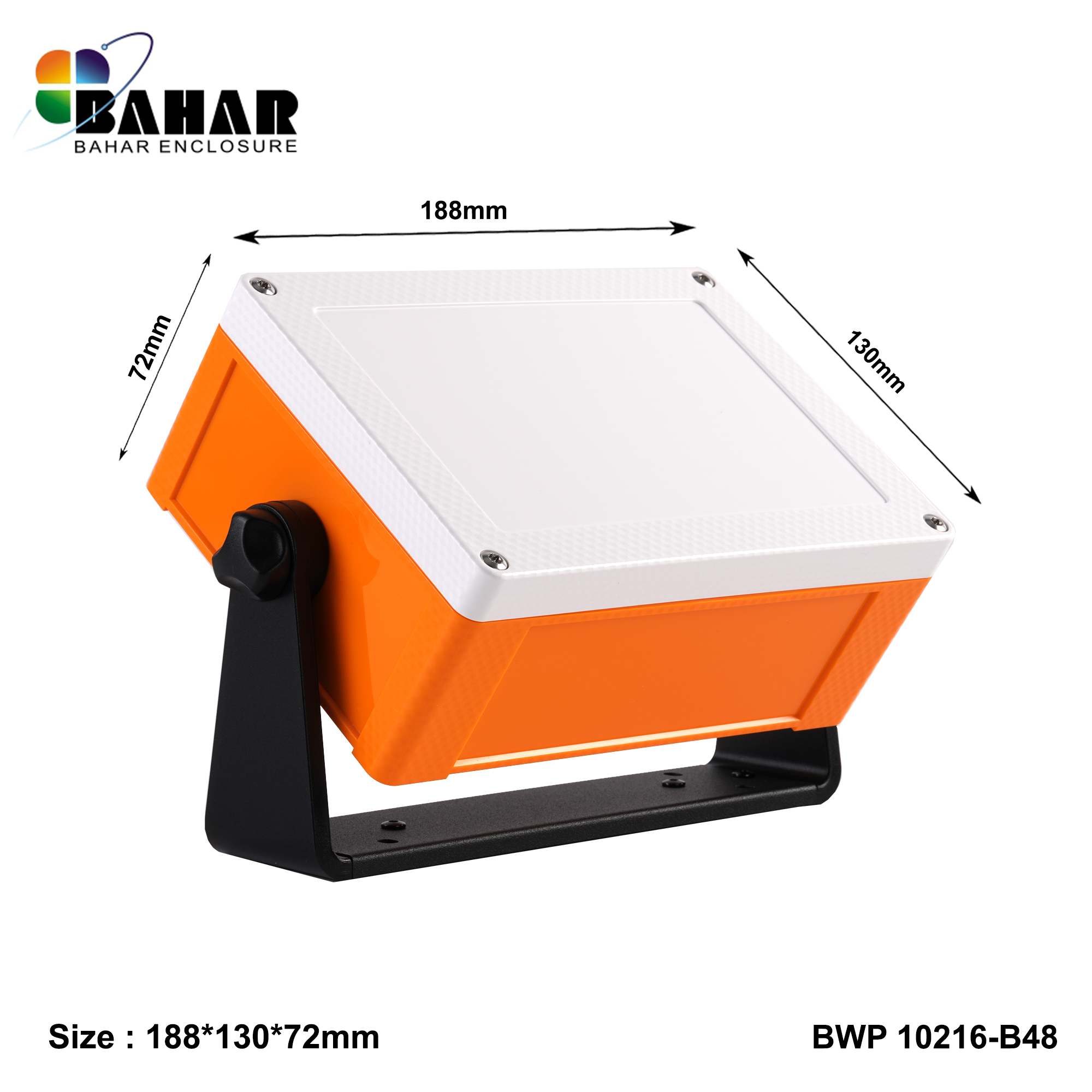 BWP 10216-B (IP68 Waterproof ABS Enclosure, Dustproof Junction Box, Outdoor Electronic Housing)