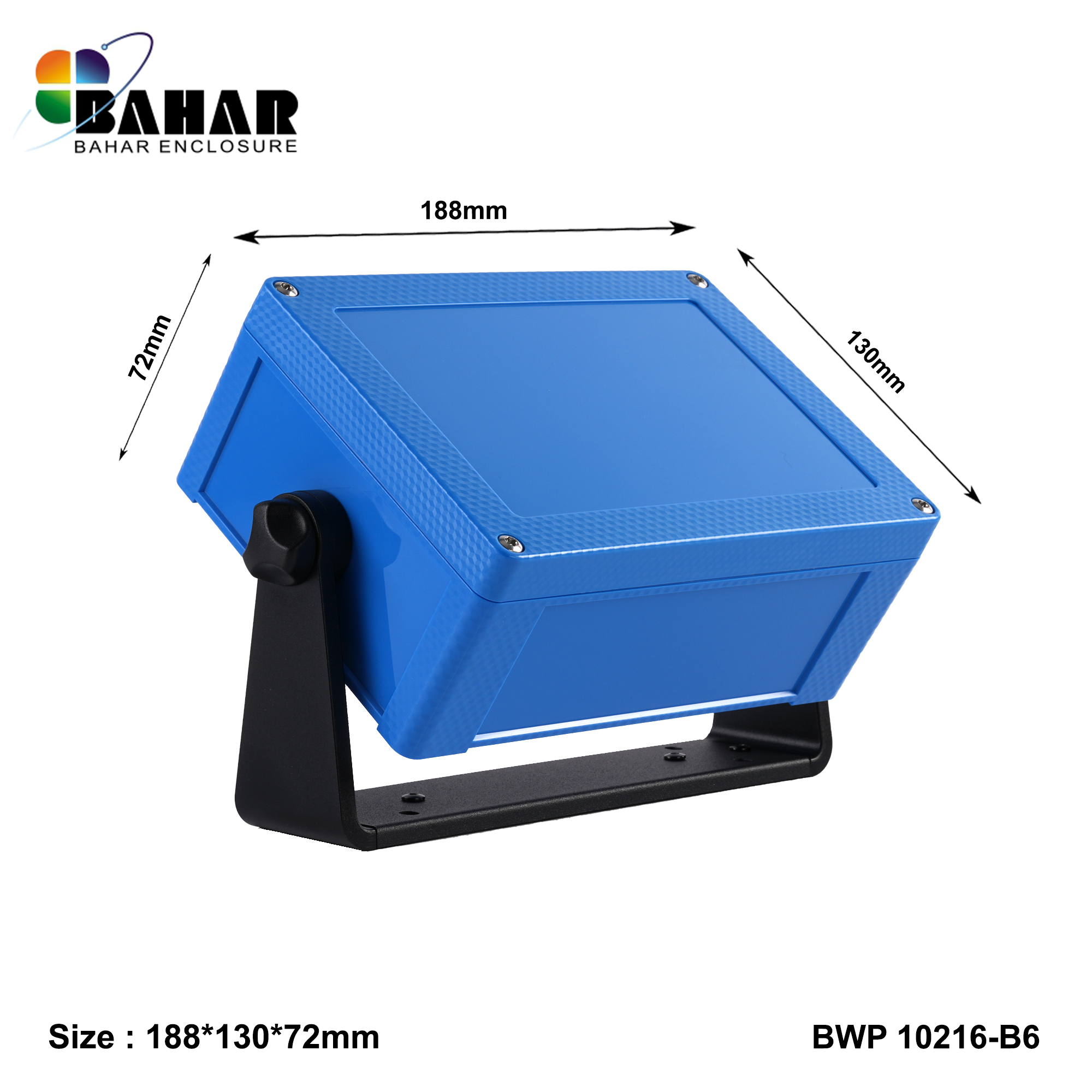 BWP 10216-B (IP68 Waterproof ABS Enclosure, Dustproof Junction Box, Outdoor Electronic Housing)