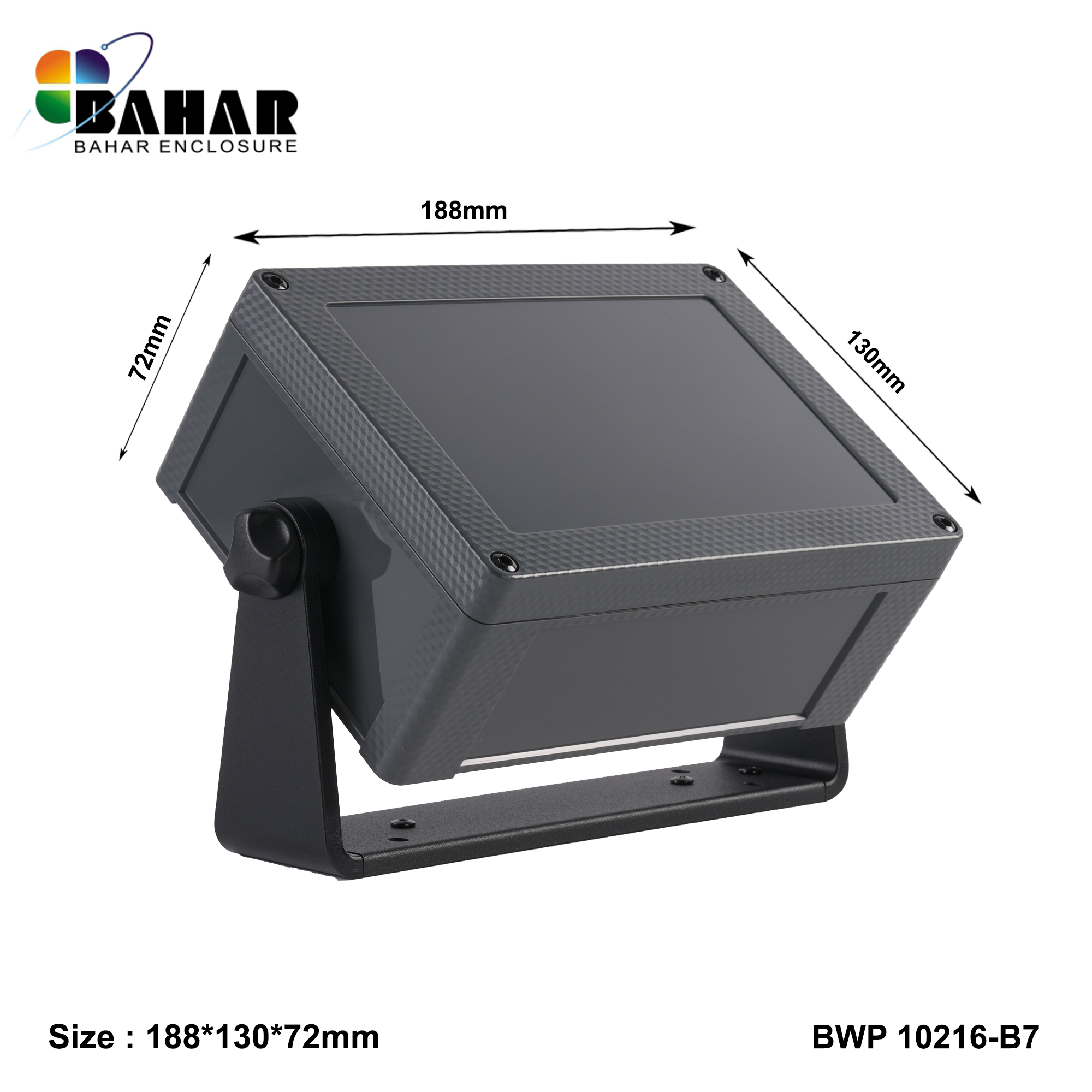 BWP 10216-B (IP68 Waterproof ABS Enclosure, Dustproof Junction Box, Outdoor Electronic Housing)