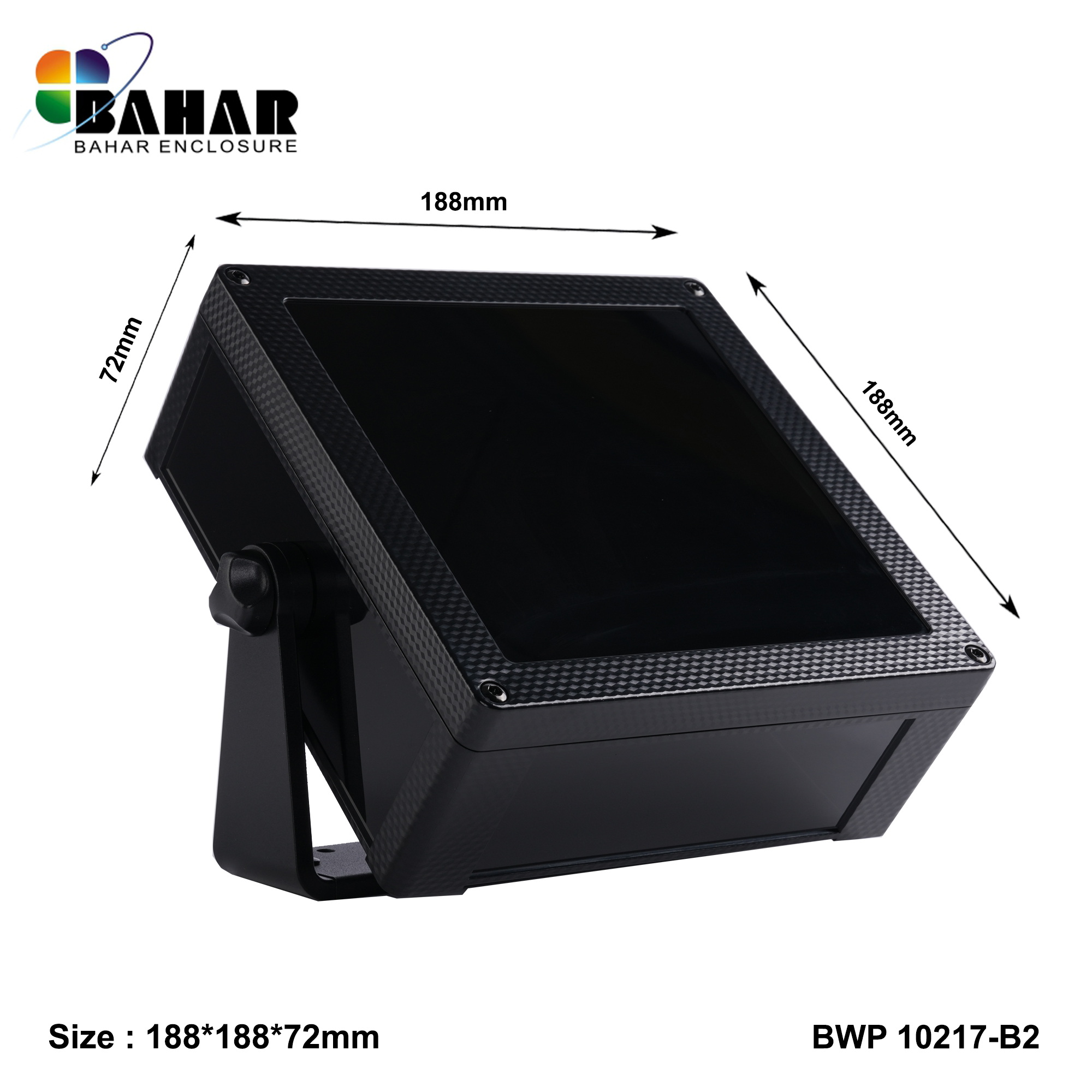 BWP 10217-B (IP68 Waterproof ABS Enclosure, Dustproof Junction Box, Outdoor Electronic Housing)