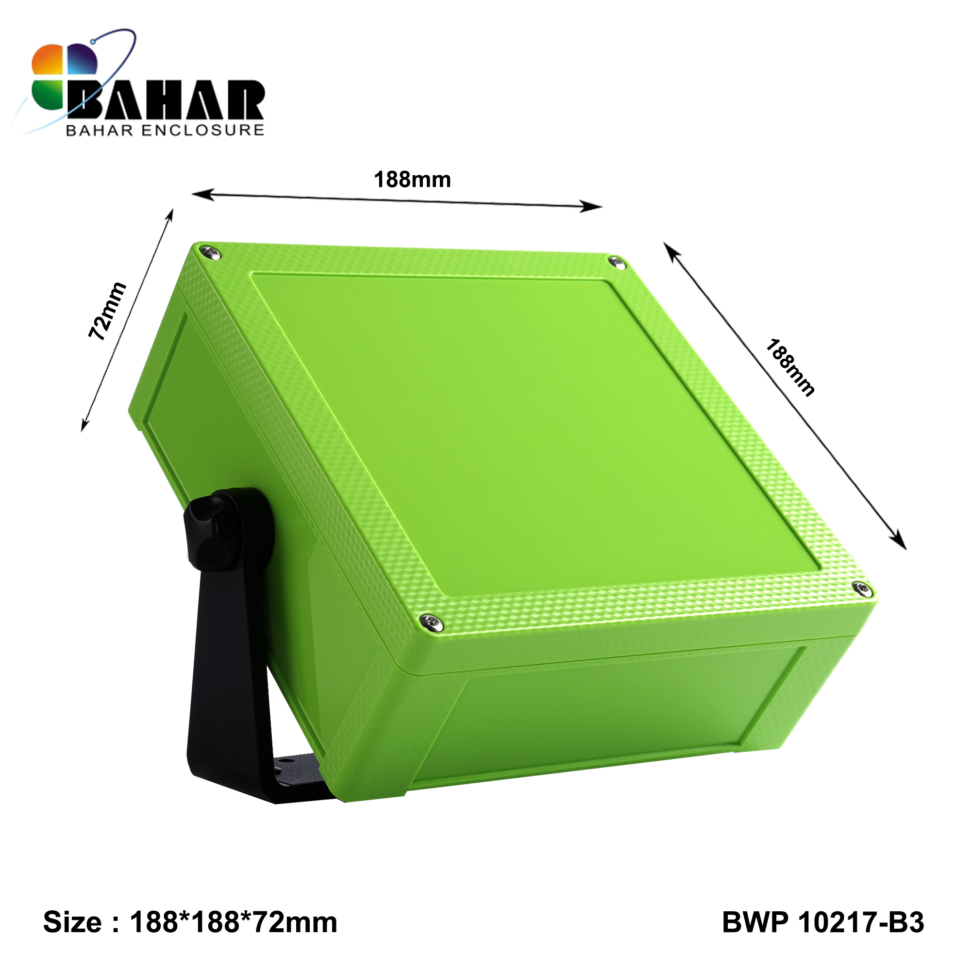 BWP 10217-B (IP68 Waterproof ABS Enclosure, Dustproof Junction Box, Outdoor Electronic Housing)