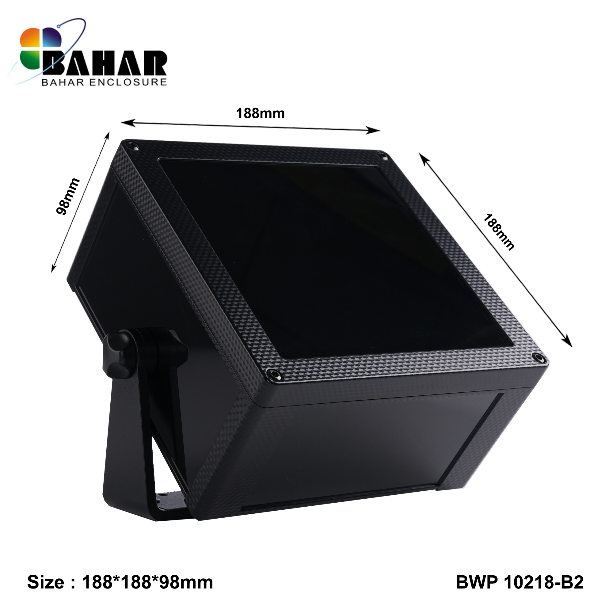BWP 10218-B (IP68 Waterproof ABS Enclosure, Dustproof Junction Box, Outdoor Electronic Housing)