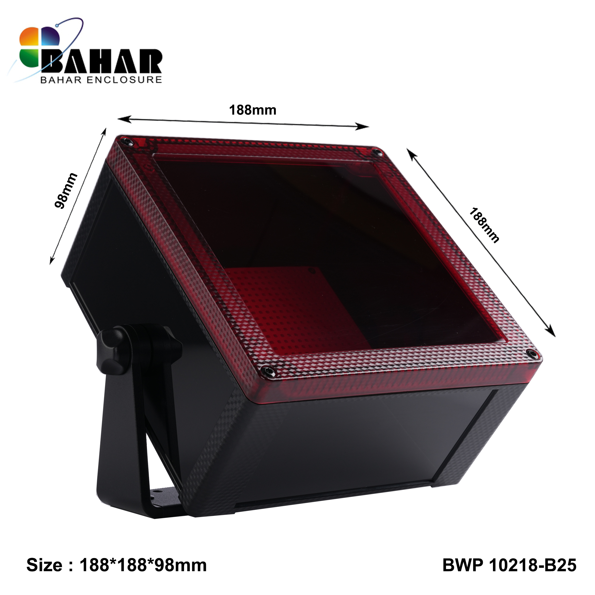 BWP 10218-B (IP68 Waterproof ABS Enclosure, Dustproof Junction Box, Outdoor Electronic Housing)