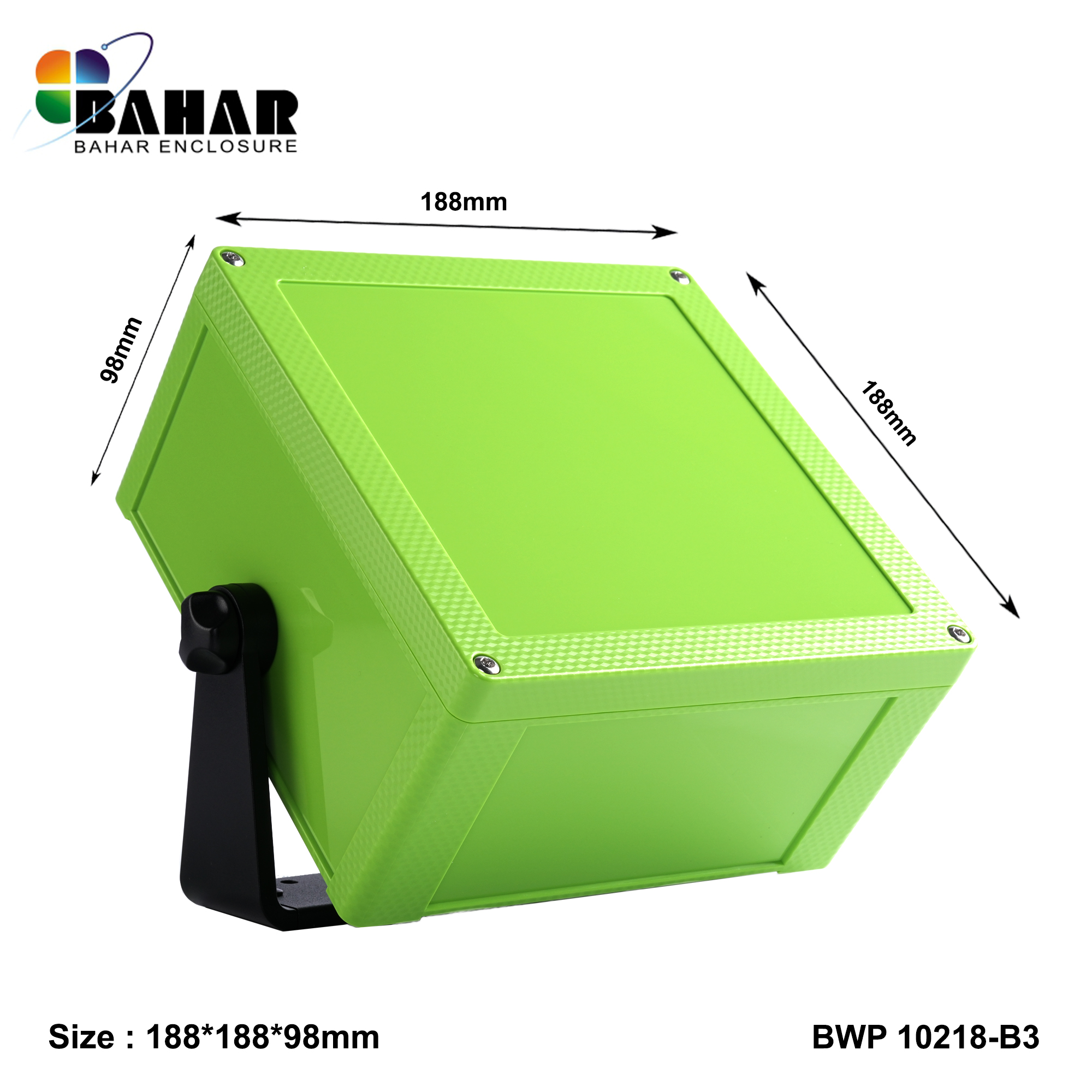 BWP 10218-B (IP68 Waterproof ABS Enclosure, Dustproof Junction Box, Outdoor Electronic Housing)