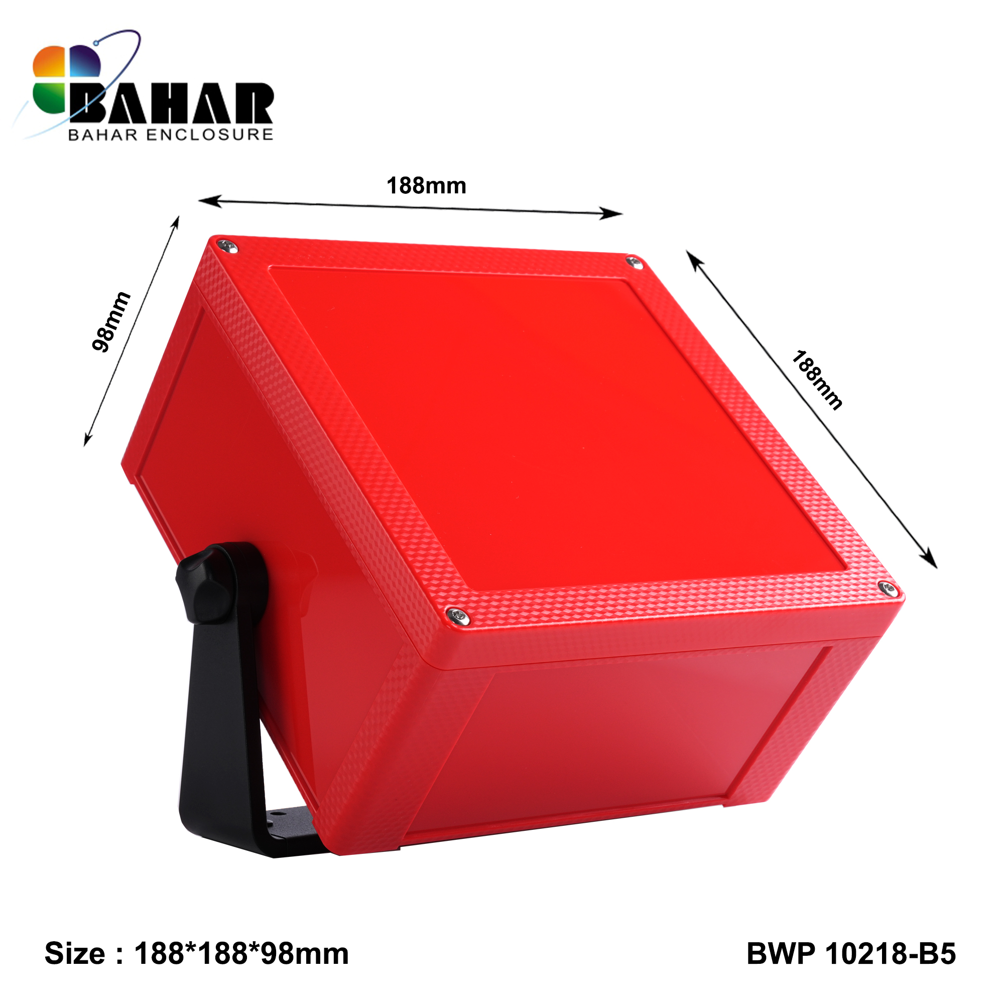 BWP 10218-B (IP68 Waterproof ABS Enclosure, Dustproof Junction Box, Outdoor Electronic Housing)