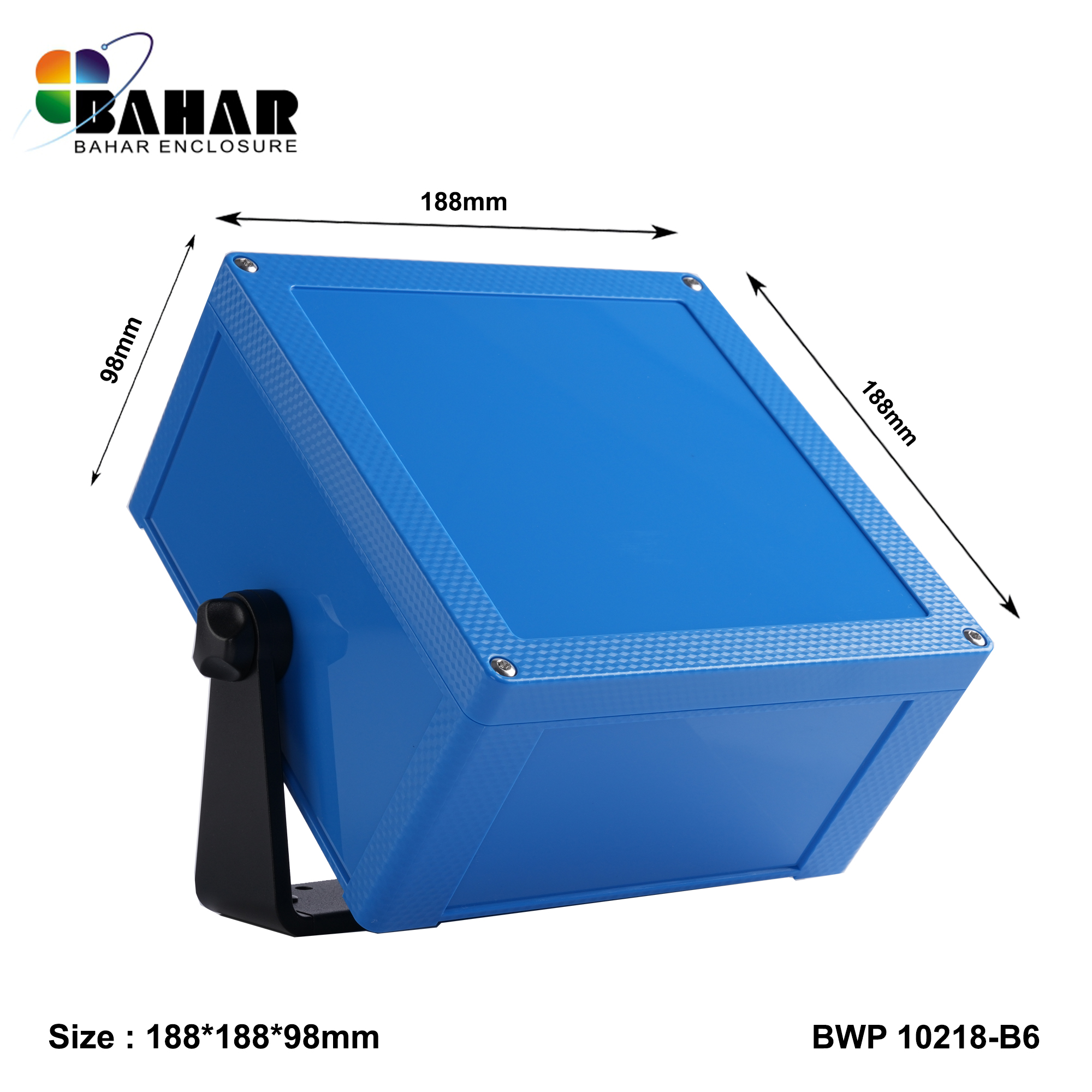 BWP 10218-B (IP68 Waterproof ABS Enclosure, Dustproof Junction Box, Outdoor Electronic Housing)