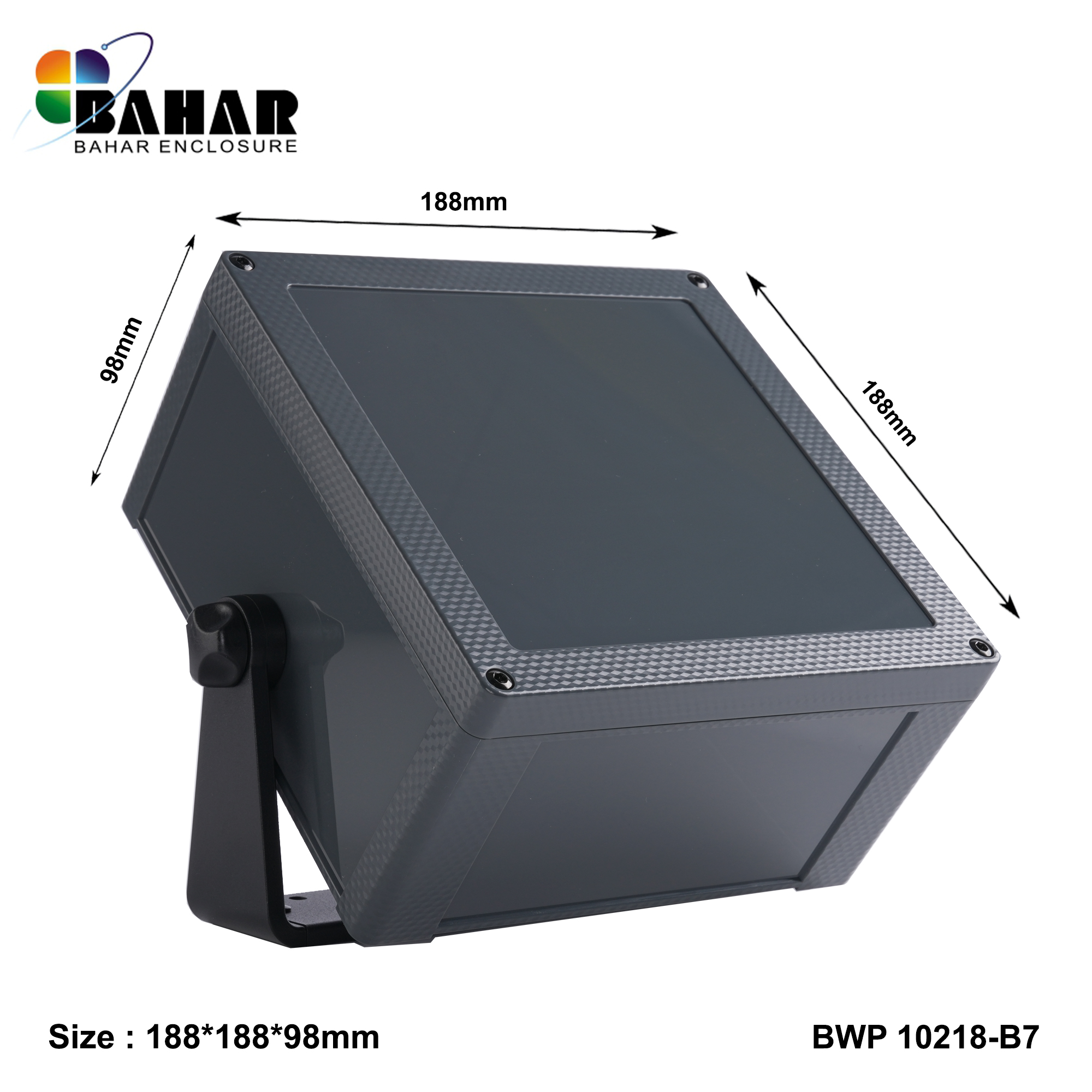 BWP 10218-B (IP68 Waterproof ABS Enclosure, Dustproof Junction Box, Outdoor Electronic Housing)