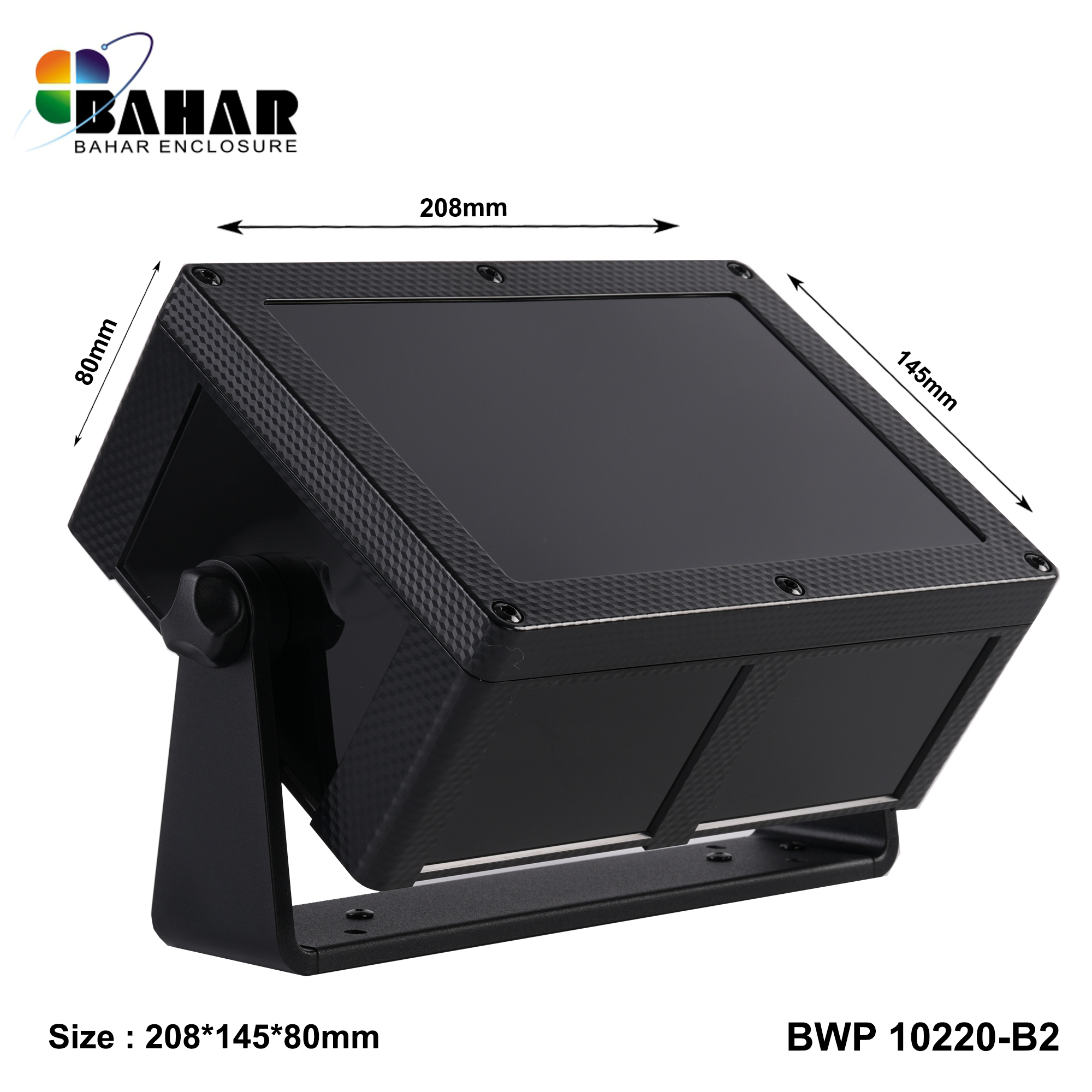 BWP 10220-B (IP68 Waterproof ABS Enclosure, Dustproof Junction Box, Outdoor Electronic Housing)