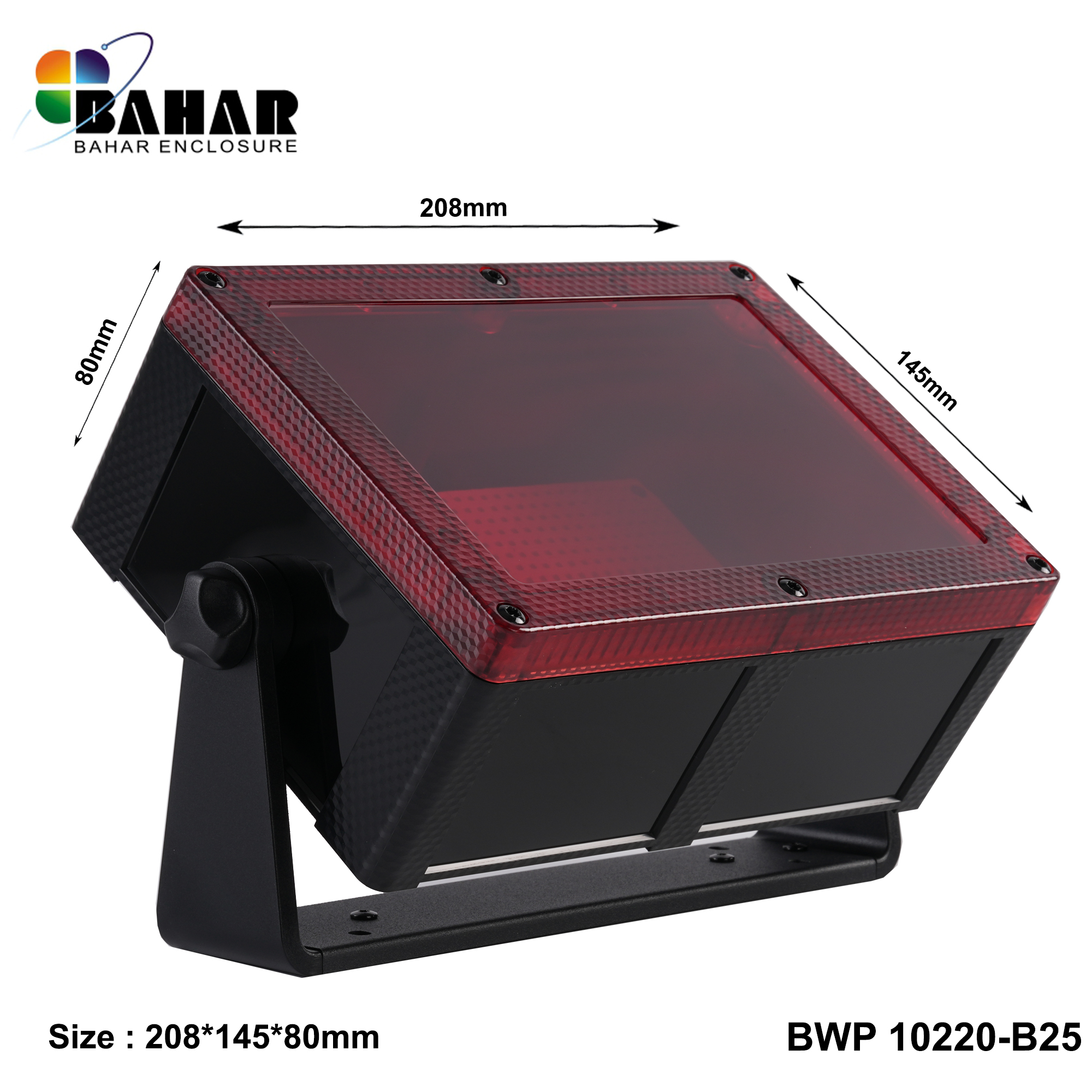 BWP 10220-B (IP68 Waterproof ABS Enclosure, Dustproof Junction Box, Outdoor Electronic Housing)