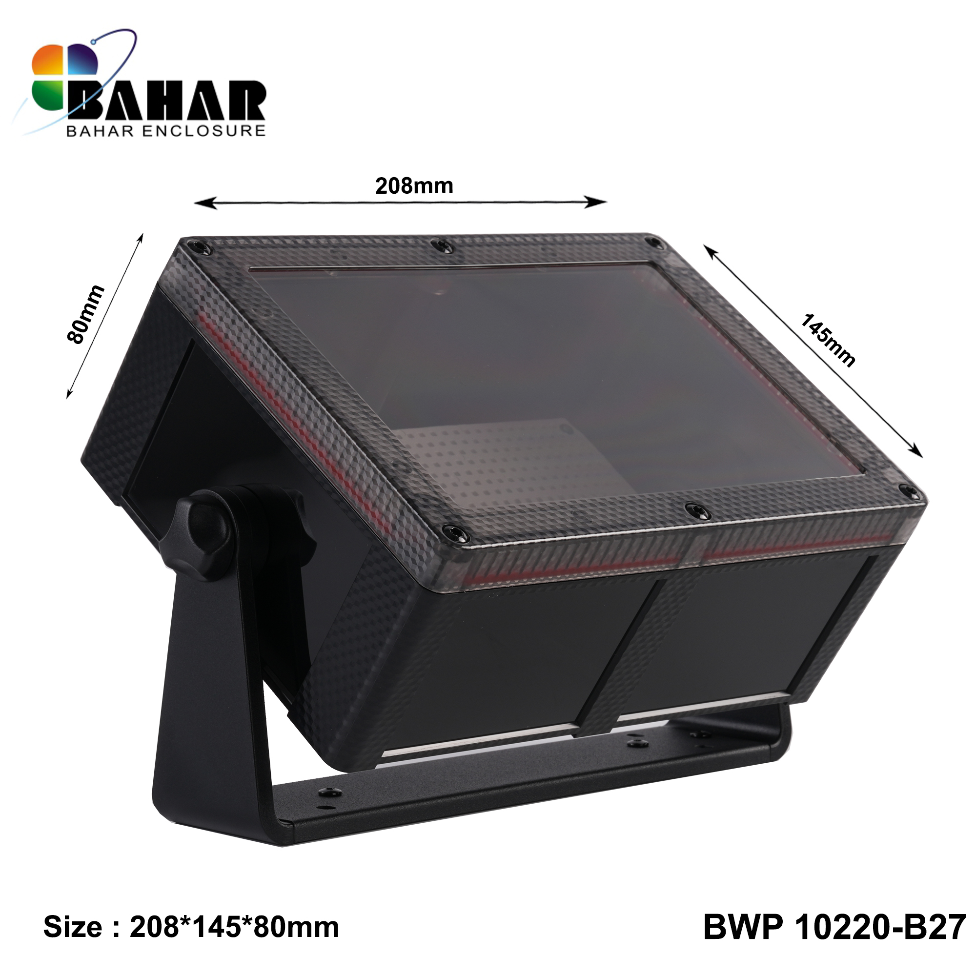 BWP 10220-B (IP68 Waterproof ABS Enclosure, Dustproof Junction Box, Outdoor Electronic Housing)