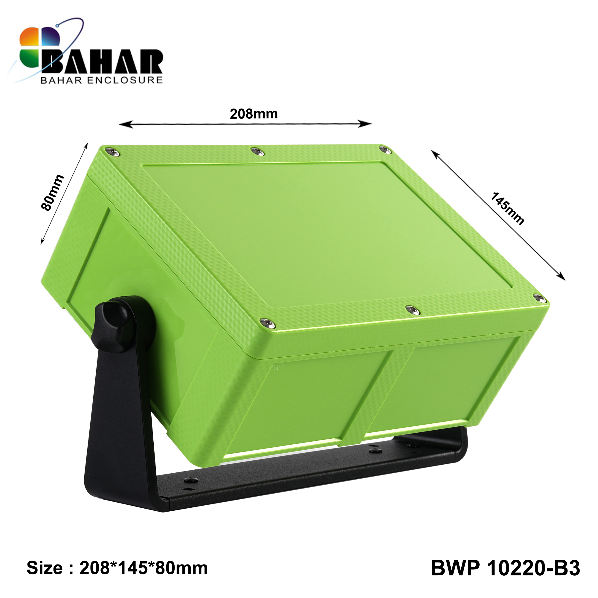 BWP 10220-B (IP68 Waterproof ABS Enclosure, Dustproof Junction Box, Outdoor Electronic Housing)