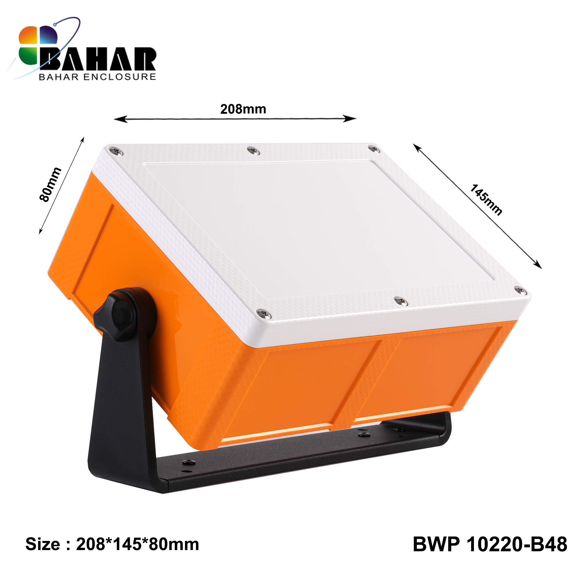 BWP 10220-B (IP68 Waterproof ABS Enclosure, Dustproof Junction Box, Outdoor Electronic Housing)