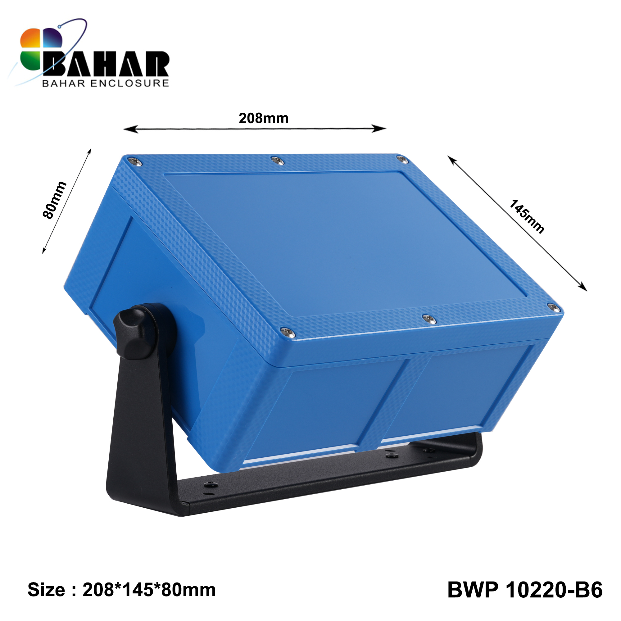 BWP 10220-B (IP68 Waterproof ABS Enclosure, Dustproof Junction Box, Outdoor Electronic Housing)