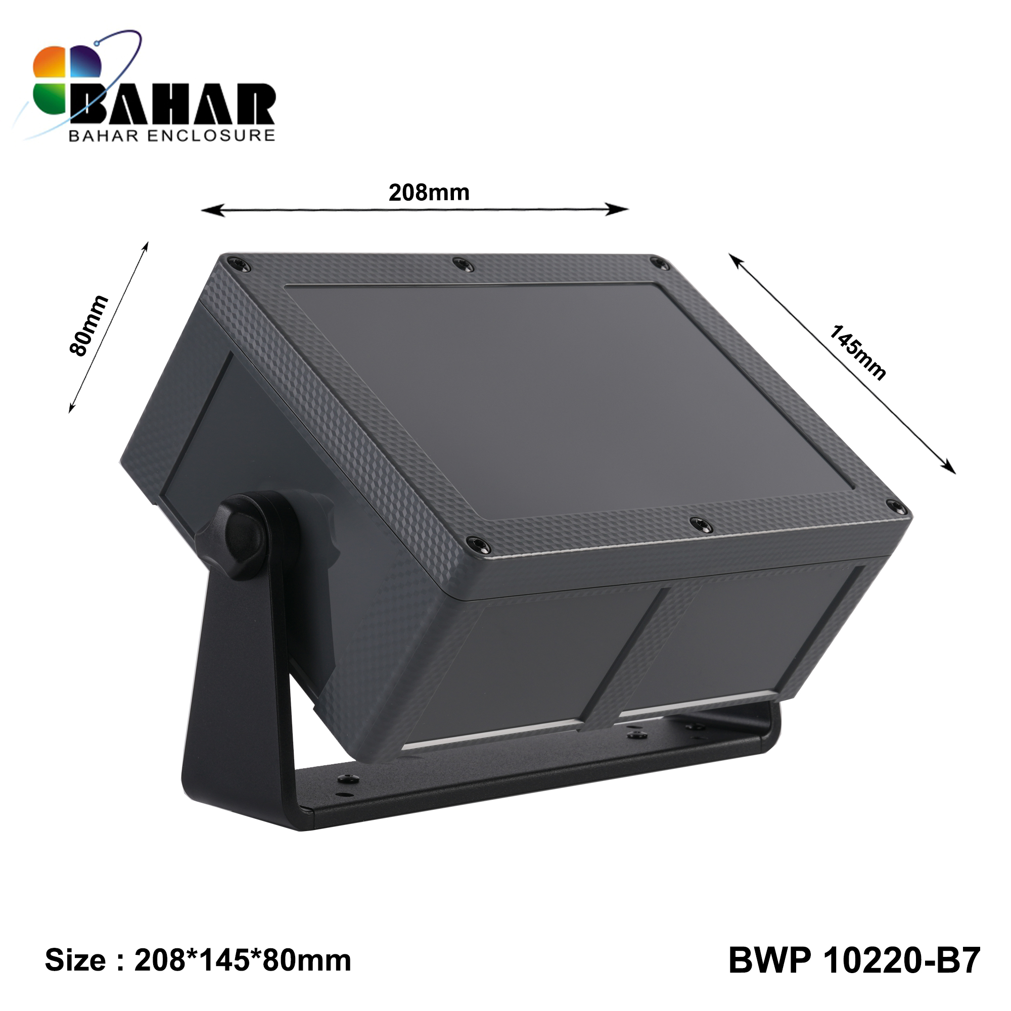 BWP 10220-B (IP68 Waterproof ABS Enclosure, Dustproof Junction Box, Outdoor Electronic Housing)