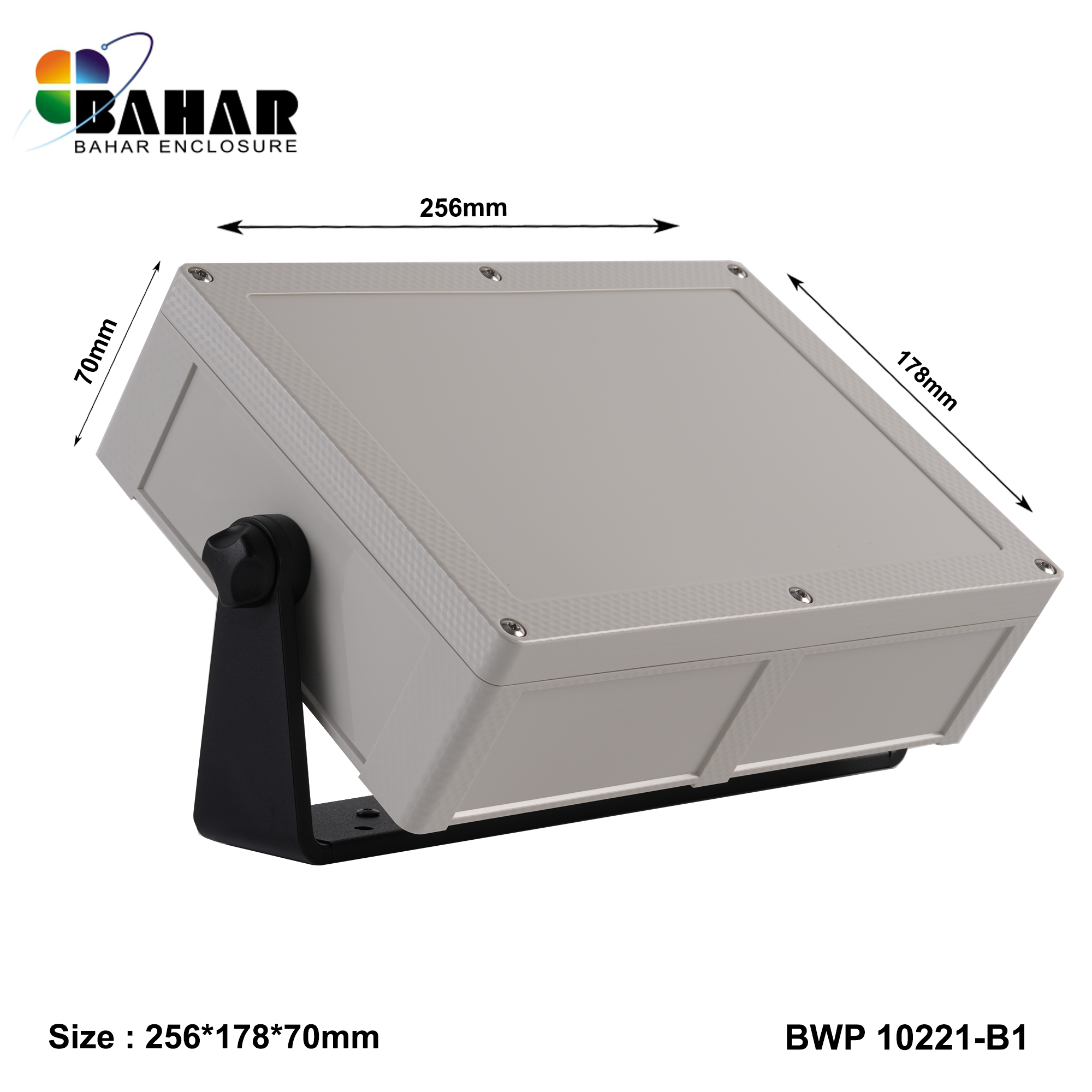 BWP 10221-B (IP68 Waterproof ABS Enclosure, Dustproof Junction Box, Outdoor Electronic Housing)