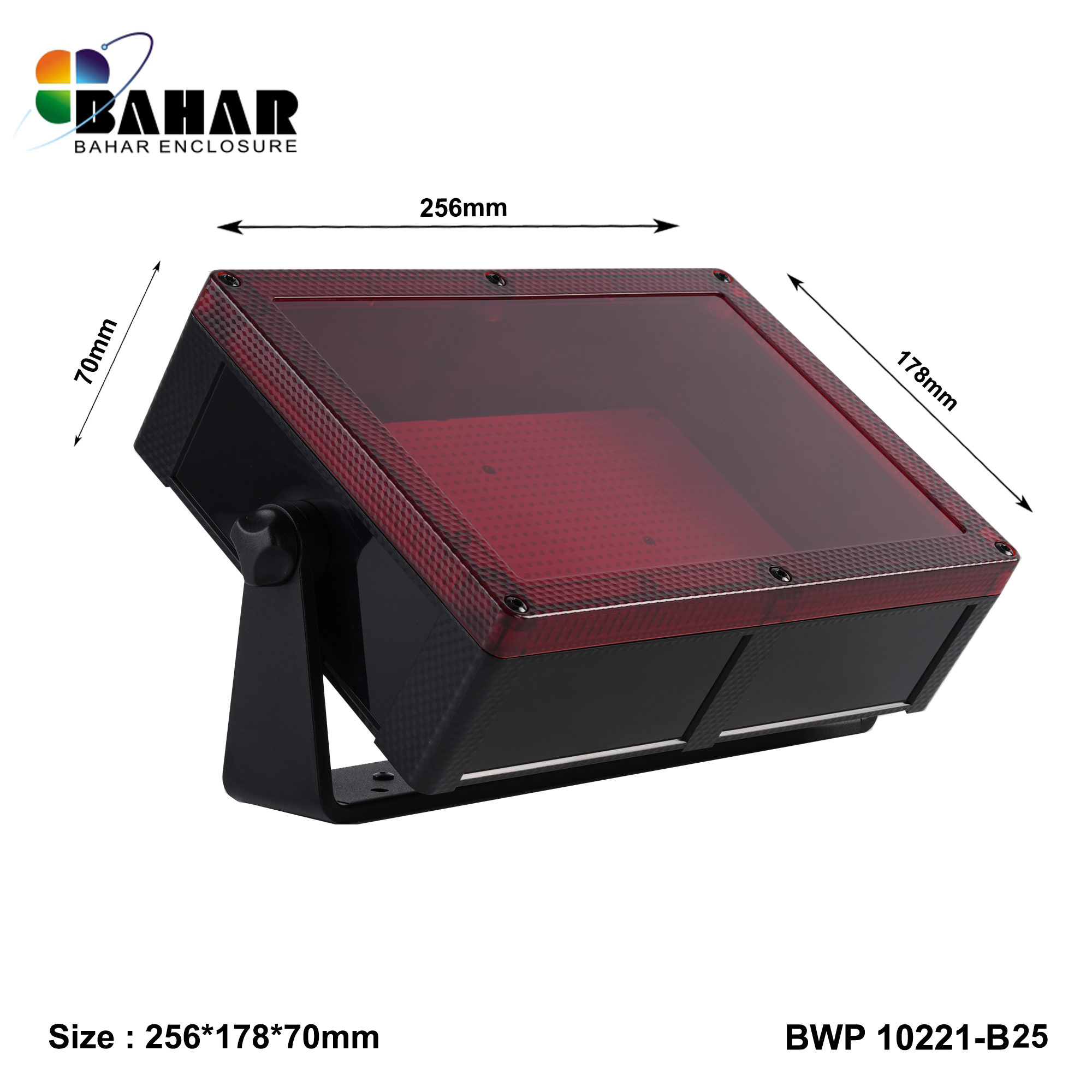 BWP 10221-B (IP68 Waterproof ABS Enclosure, Dustproof Junction Box, Outdoor Electronic Housing)