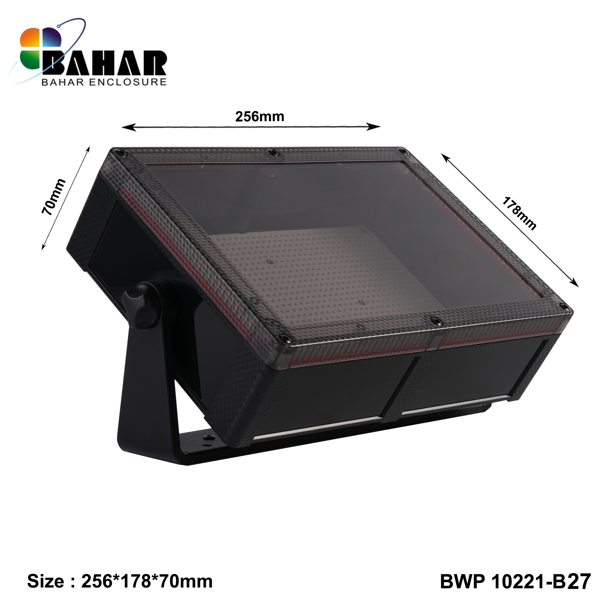 BWP 10221-B (IP68 Waterproof ABS Enclosure, Dustproof Junction Box, Outdoor Electronic Housing)